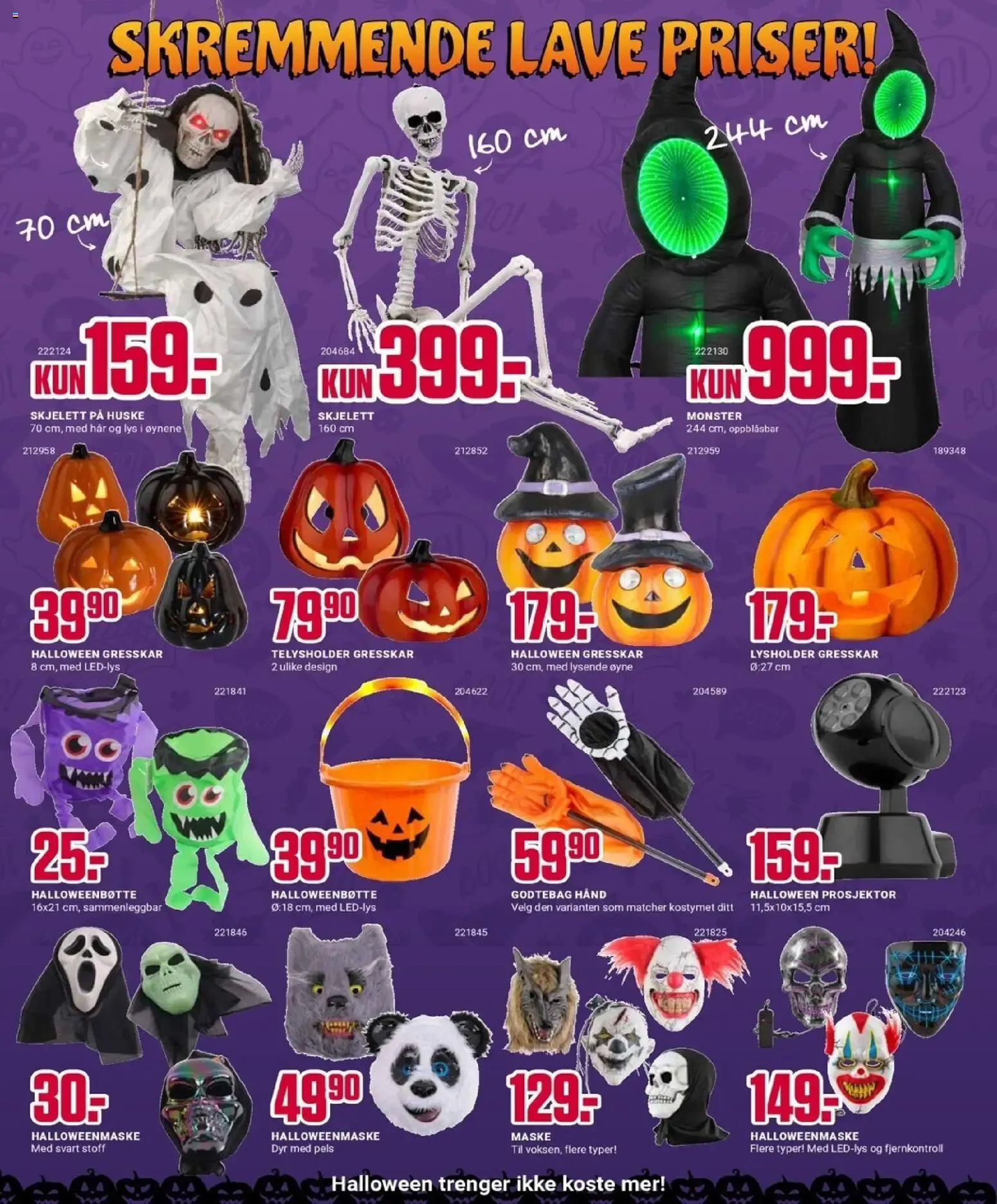 Europris: Hele Norges Halloween-butikk! fra 19. oktober til 24. oktober 2026 - kundeavisside 4