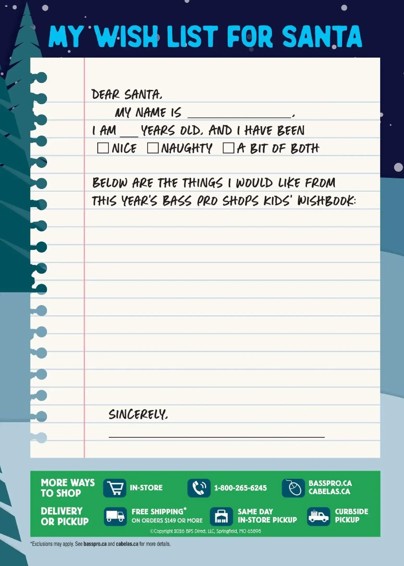 Kids' Wishbook 2026 Gift Guide: Santa's Wonderland from November 7 to December 25 2026 - flyer page 3
