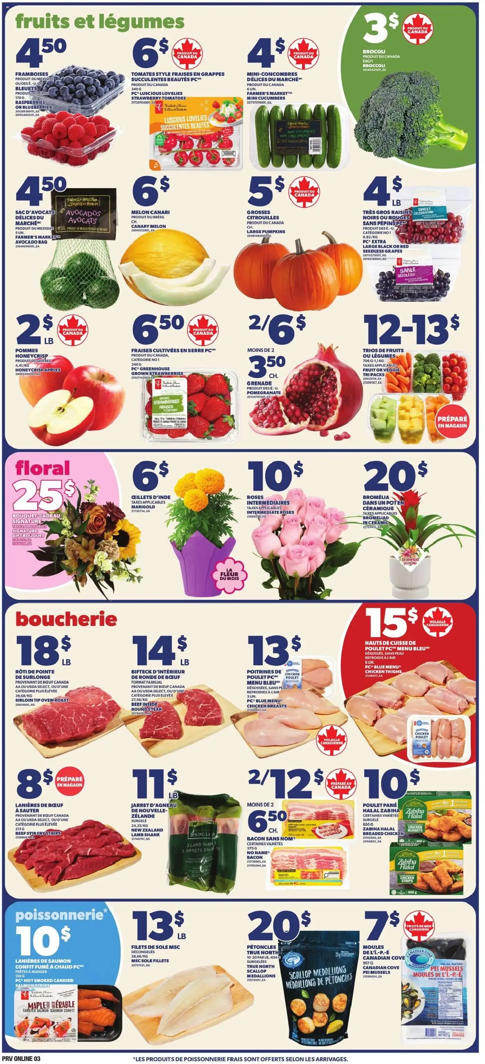 Provigo weekly flyer / circulaire from Oct 15, 2026 > weekly specials & deals from October 15 to October 21 2026 - flyer page 3