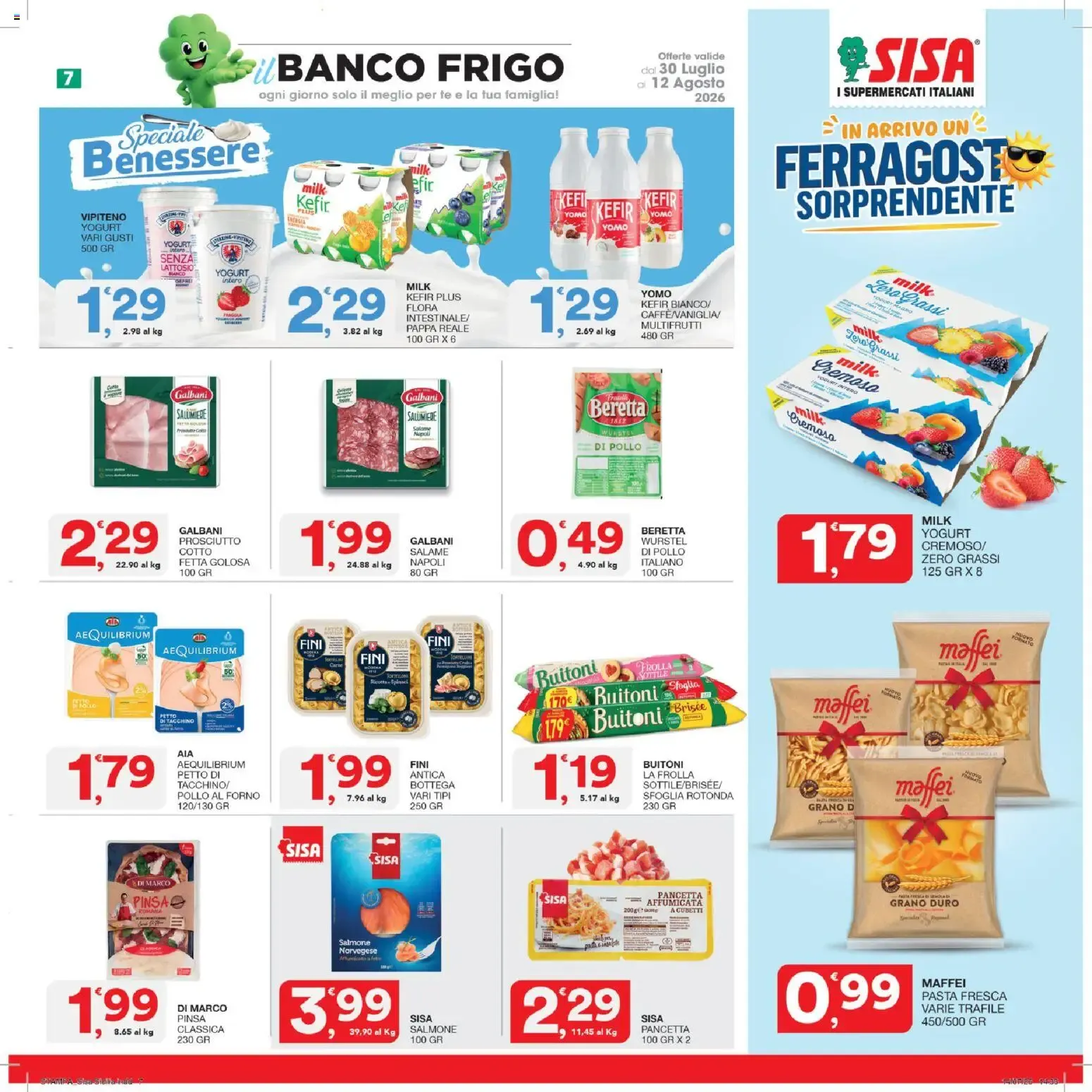 Nuovo SISA volantino dal 30/07/2026 > offerte anteprima 🛍️ da 30 luglio a 12 agosto di 2026 - Pagina del volantino 7