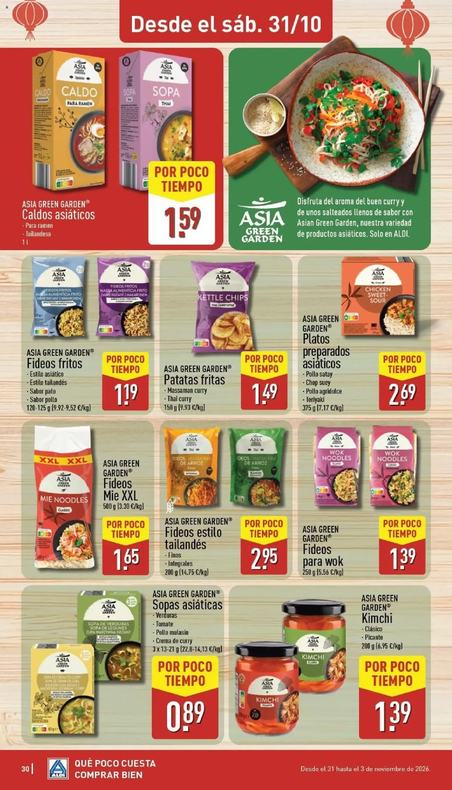 Catálogo de Aldi folleto Península del 26/10/2026 | Catálogo 26 de octubre al 1 de noviembre 2026 - Página 30