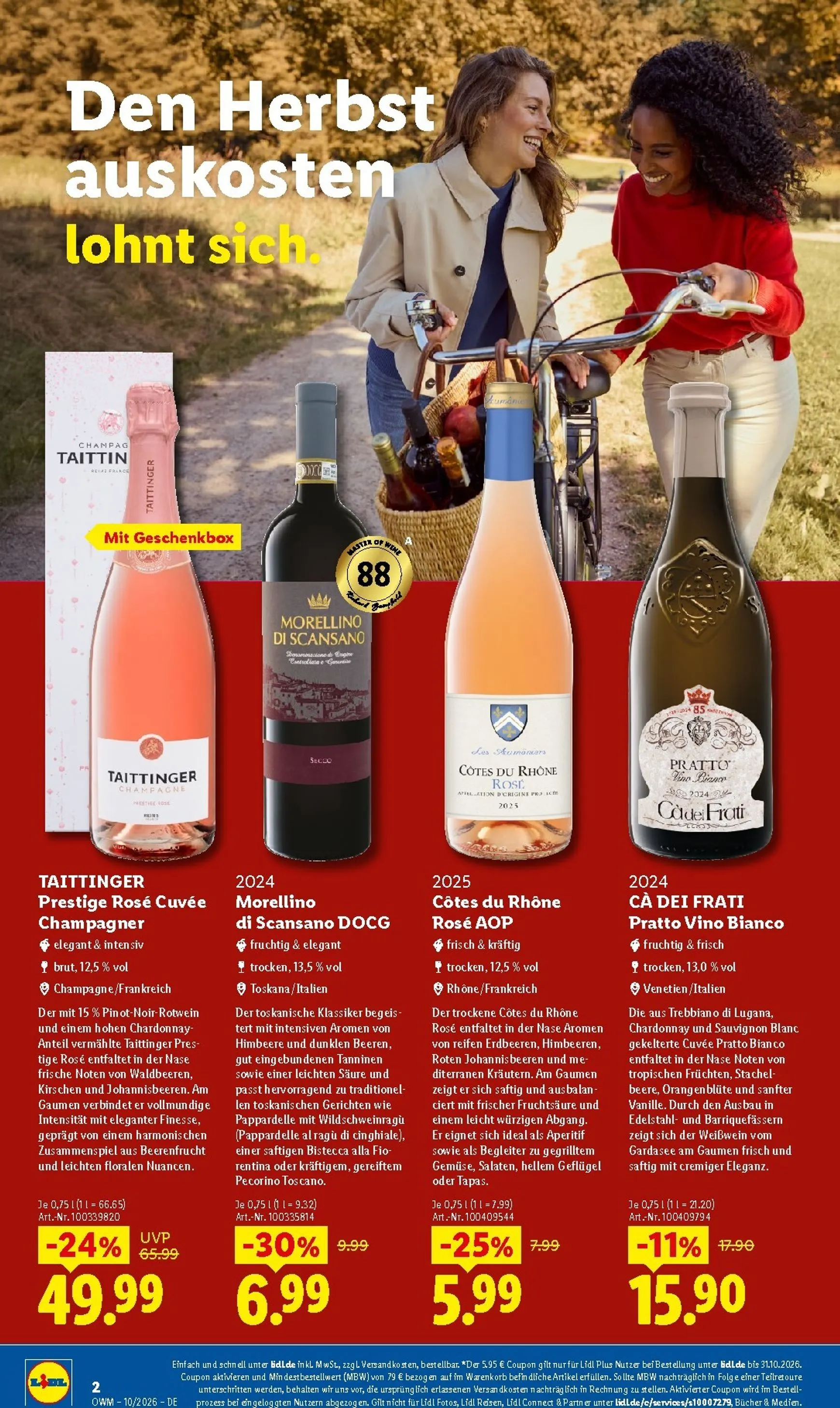 Lidl - Wein & Spirituosen Prospekt – von Donnerstag 01.10.2026 bis Samstag 31.10.2026 von 1. Oktober bis 31. Oktober 2026 - Prospekt seite 2