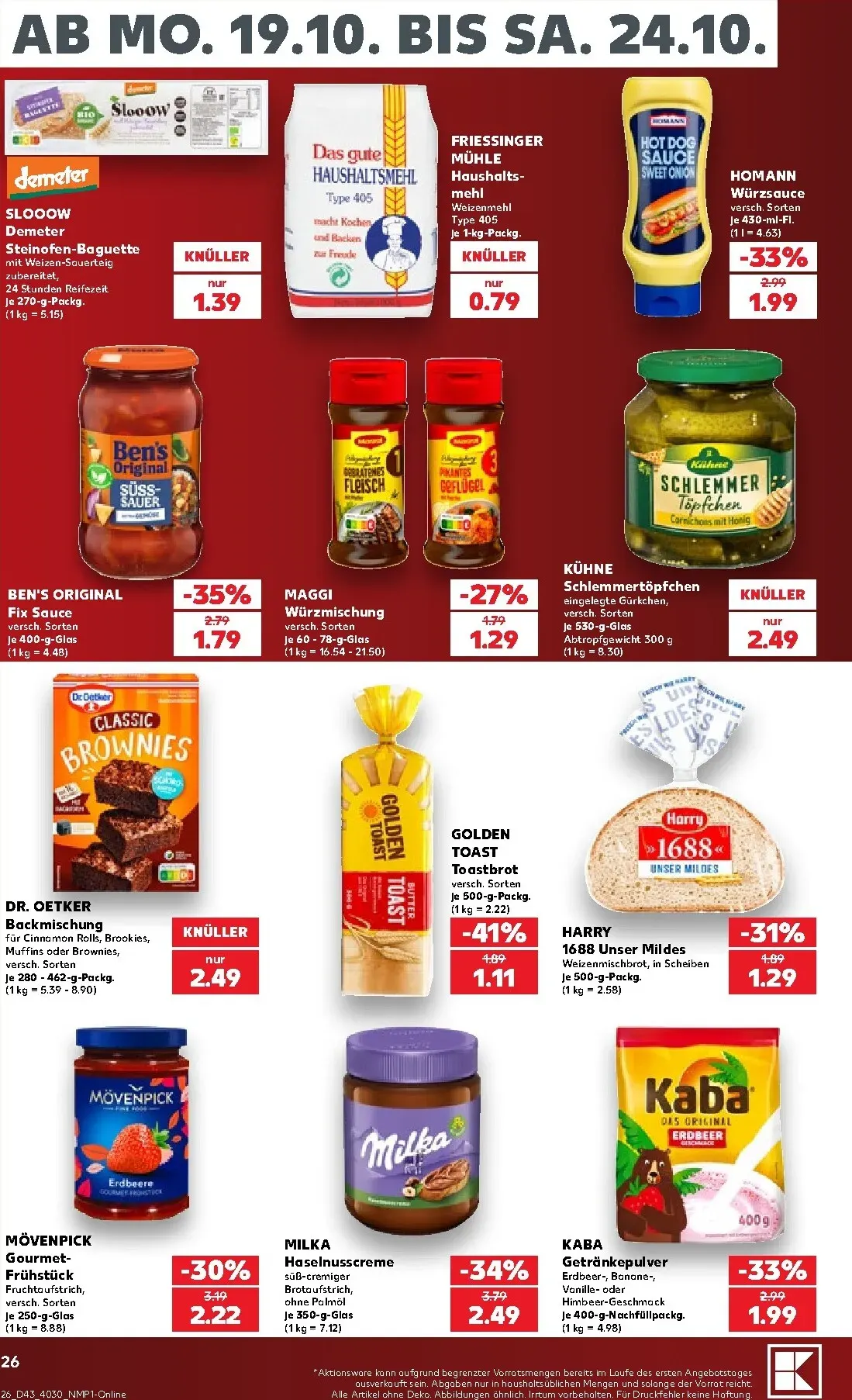 Kaufland Prospekt nächste Woche – von Montag 19.10.2026 bis Samstag 24.10.2026 von 19. Oktober bis 24. Oktober 2026 - Prospekt seite 27