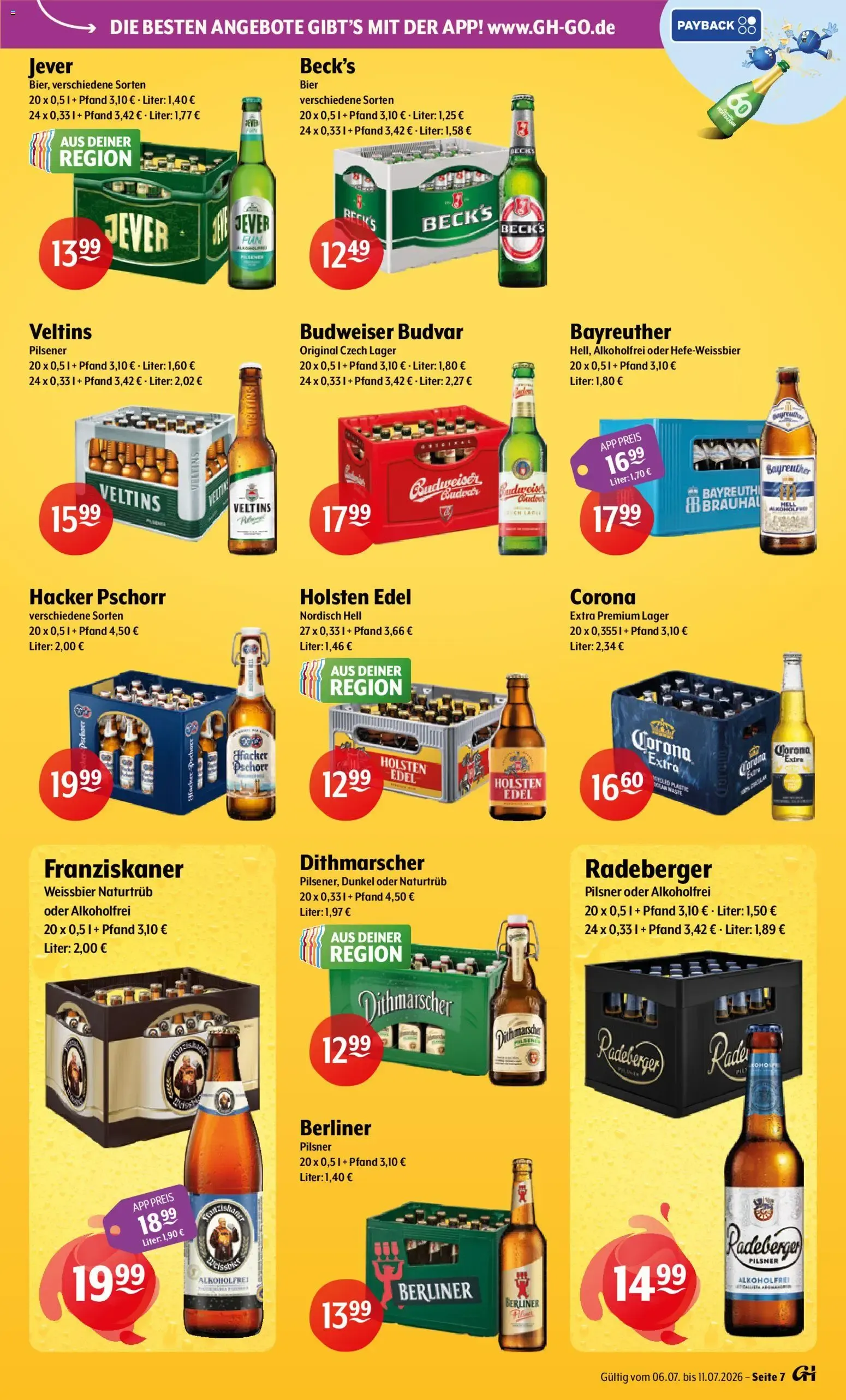Getränke Hoffmann - Jubiläumsdeals von 6. Juli bis 11. Juli 2026 - Prospekt seite 7