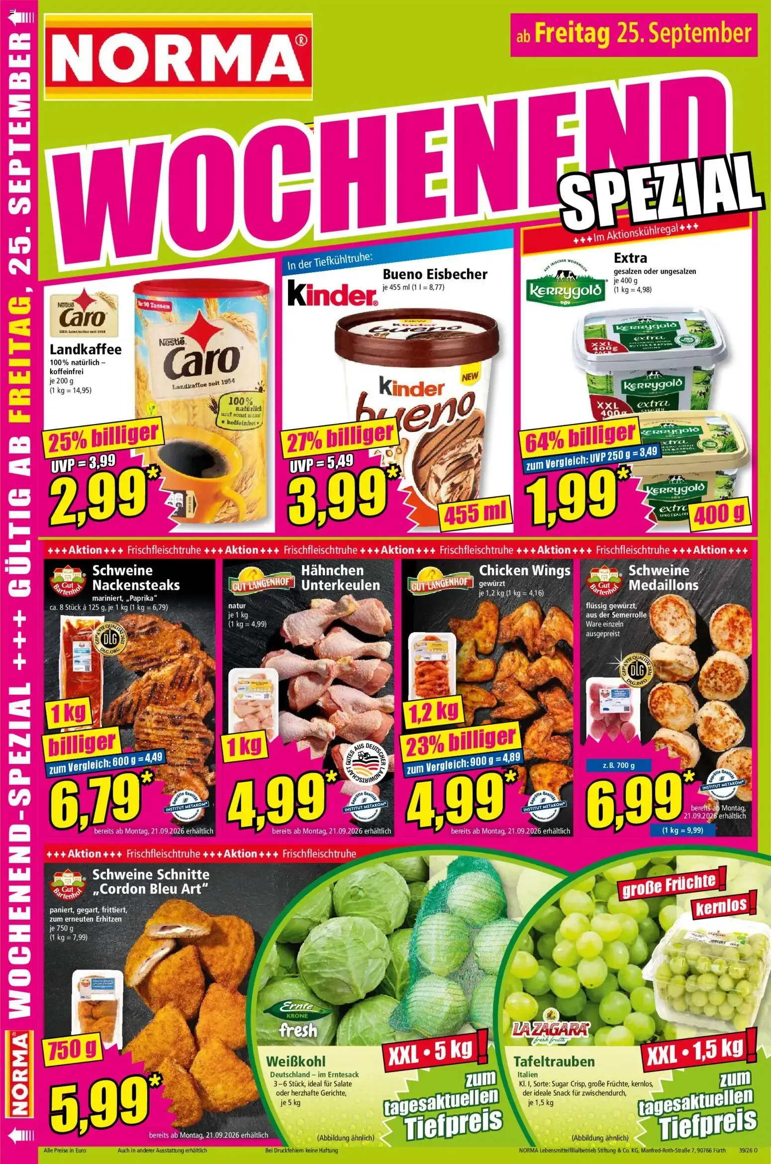 NORMA: Mehr fürs Geld ab 21. September von 21. September bis 27. September 2026 - Prospekt seite 16