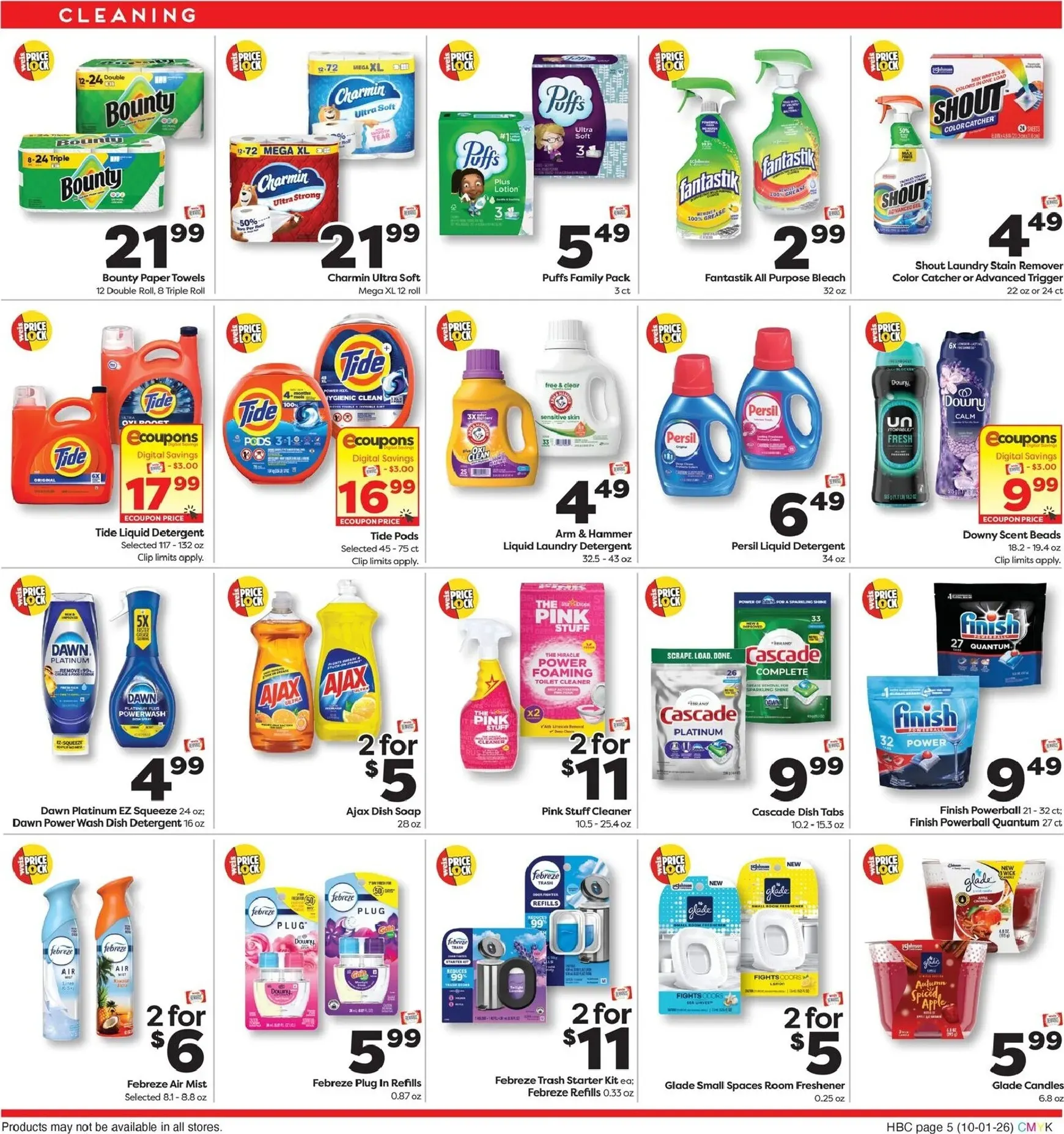 Weekly ad Current Weis Markets - Health & Home leaflet valid from Thursday 10/01/2026 to Wednesday 10/28/2026 from October 1 to October 28 2026 - Page 5
