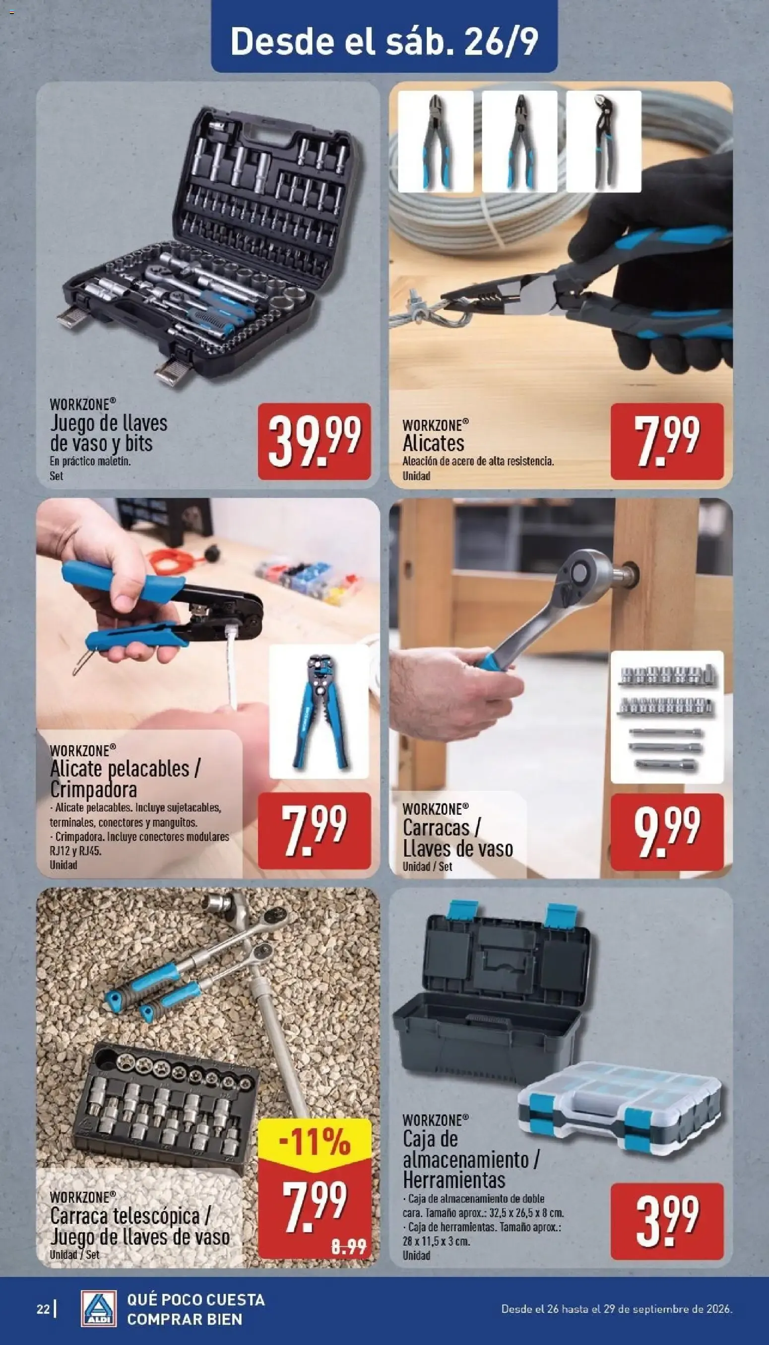 Catálogo de ALDI: Qué poco cuesta comprar bien 21 de septiembre al 27 de septiembre 2026 - Página 22