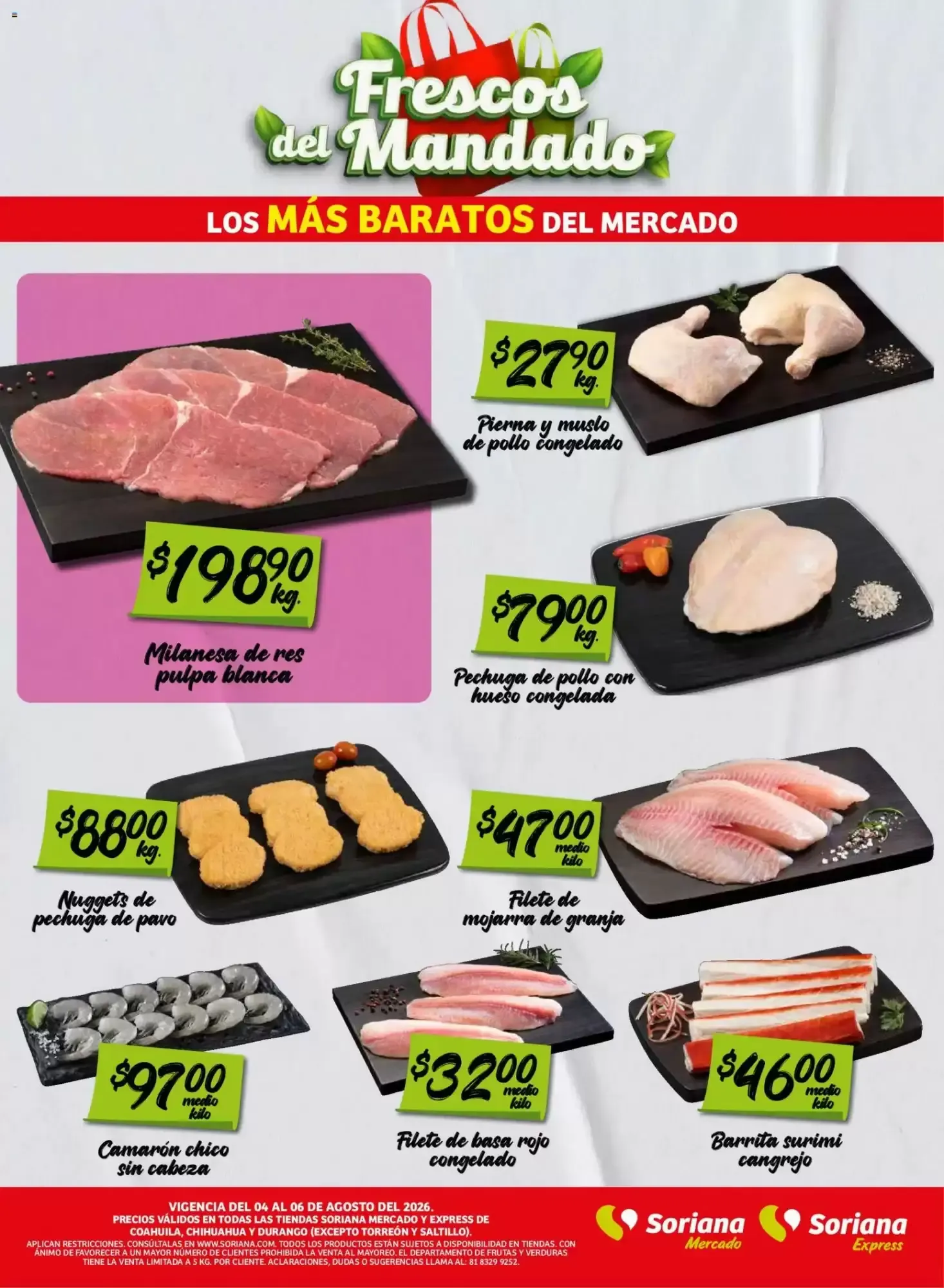 Catálogo de Frescos del Mandado Los Más Baratos del Mercado 4 de agosto al 6 de agosto 2026 - Pagina 2