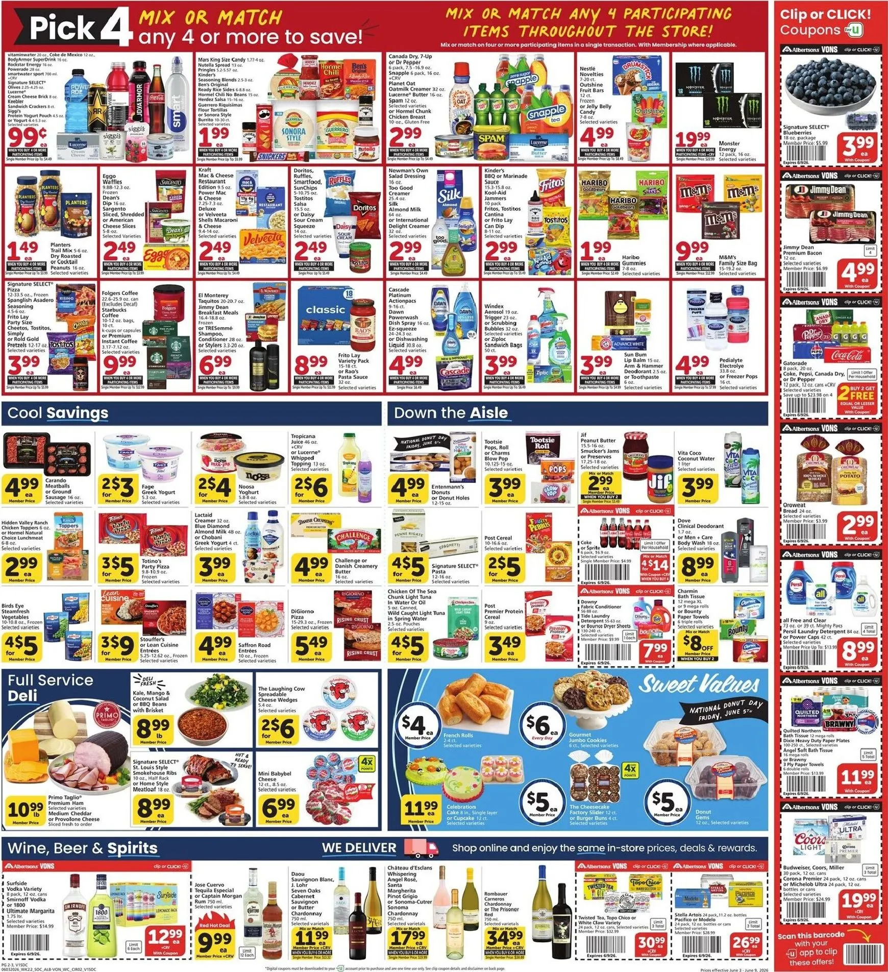 Weekly ad Current Vons leaflet valid from Wednesday 06/03/2026 to Tuesday 06/09/2026 from June 3 to June 9 2026 - Page 2