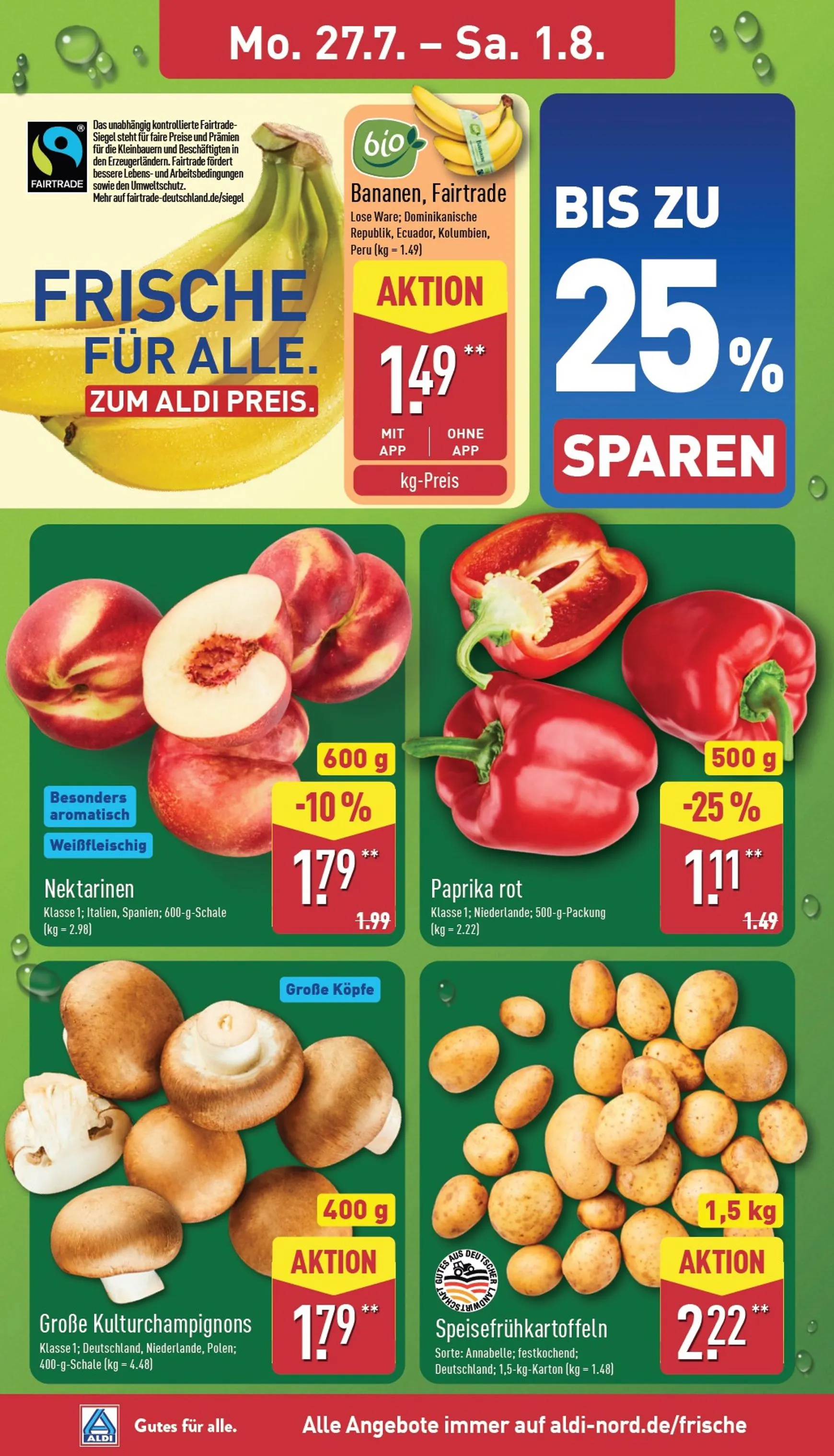 ALDI NORD - ALDI Vorschau Prospekt nächste Woche – von Montag 27.07.2026 bis Samstag 01.08.2026 von 27. Juli bis 1. August 2026 - Prospekt seite 2