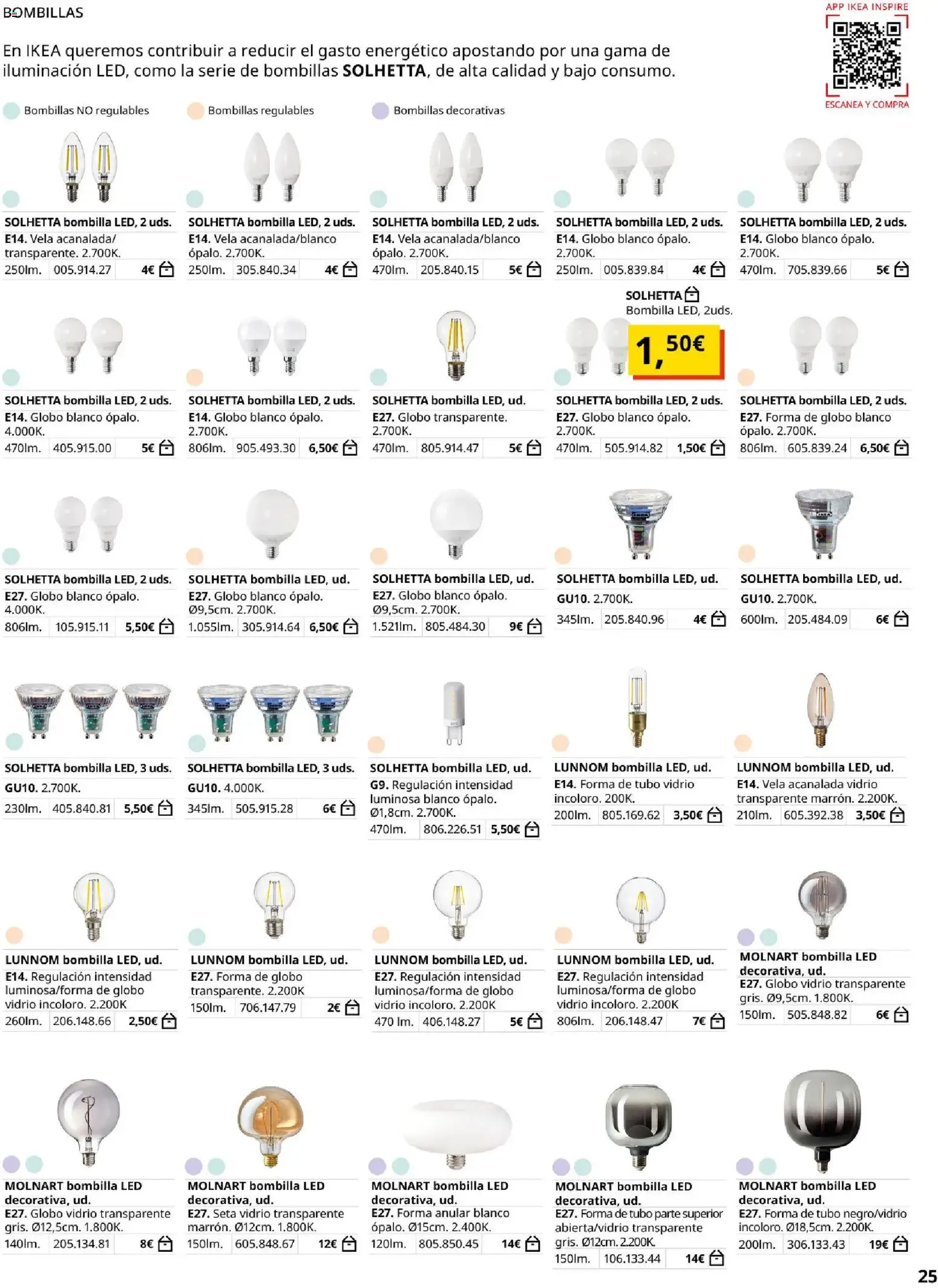 Catálogo de IKEA - Guía de Compra Iluminación y Sonido para tu Hogar 29 de septiembre al 31 de enero 2027 - Página 25