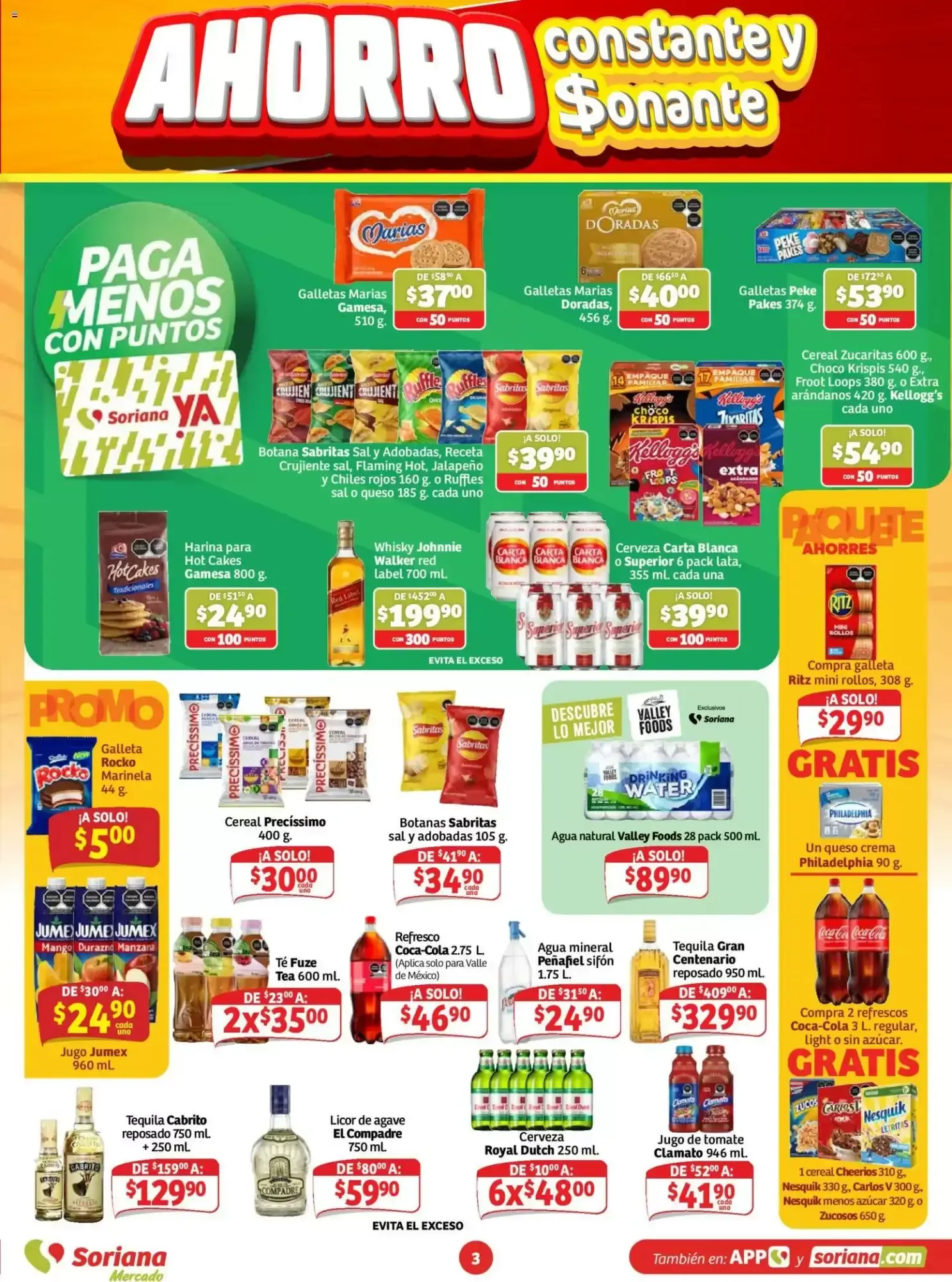 Catálogo de Folleto Soriana Mercado 21 de agosto al 27 de agosto 2026 - Pagina 3