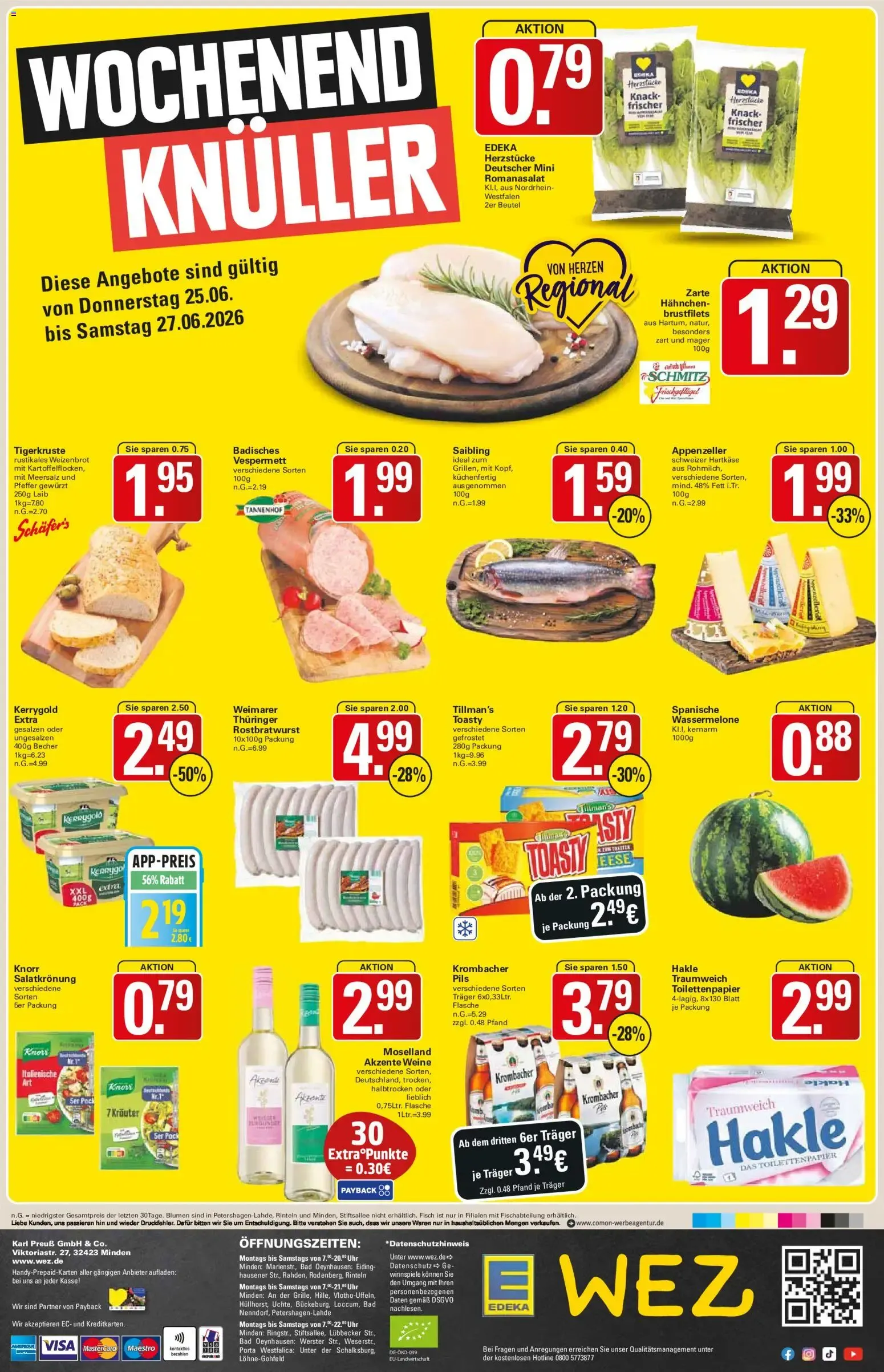 Die WEZette von 22. Juni bis 27. Juni 2026 - Prospekt seite 16