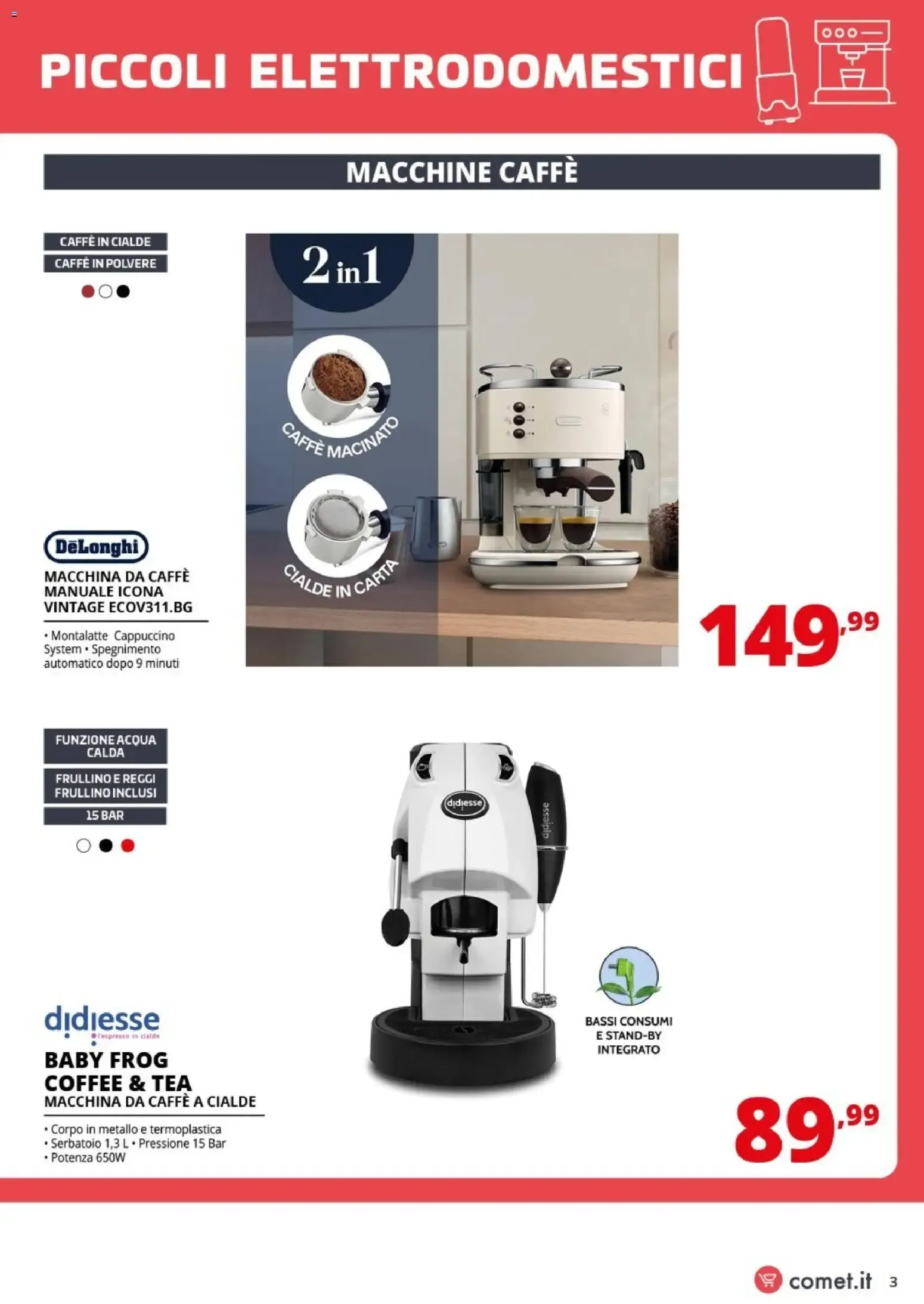 Nuovo Piccoli Elettrodomestici Caffè e Cucina dal 09/06/2026 > offerte anteprima 🛍️ da 9 giugno a 17 giugno di 2026 - Pagina del volantino 3