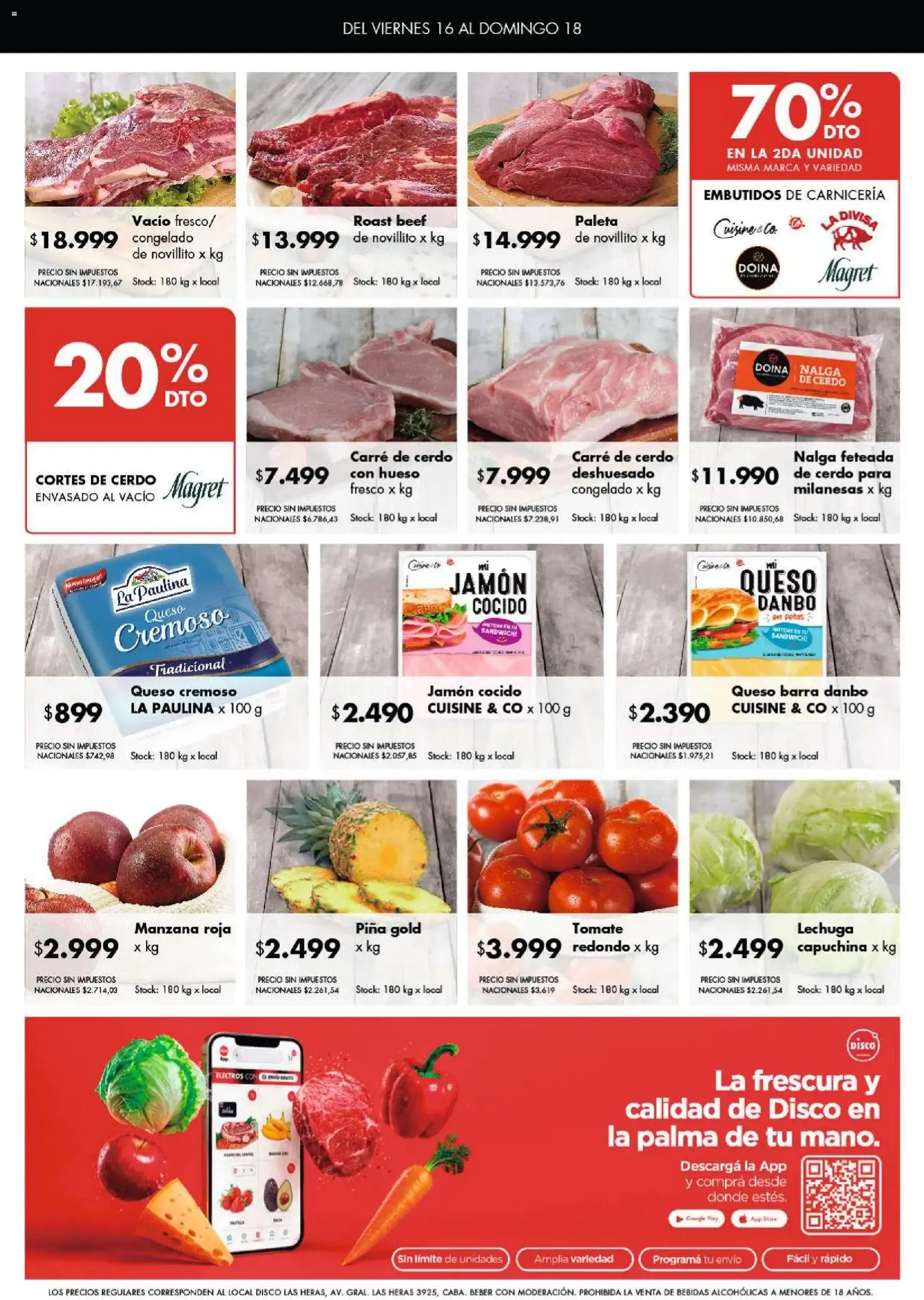 Ofertas de Disco - Ofertas | Bs. As. y Santa Fé del 16/10/2026 - 18/10/2026 16 de octubre al 18 de octubre 2026 - Página 8 del catálogo