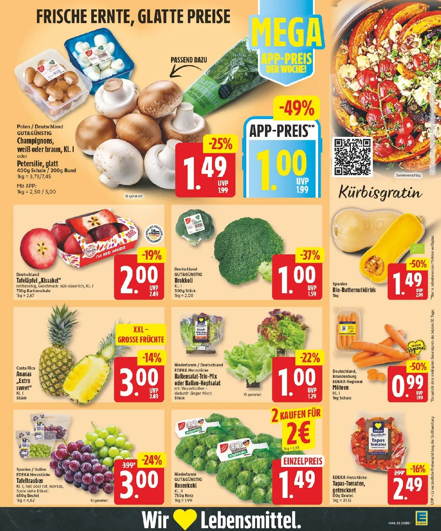 Edeka Prospekt nächste Woche – von Montag 26.10.2026 bis Samstag 31.10.2026 von 26. Oktober bis 31. Oktober 2026 - Prospekt seite 3