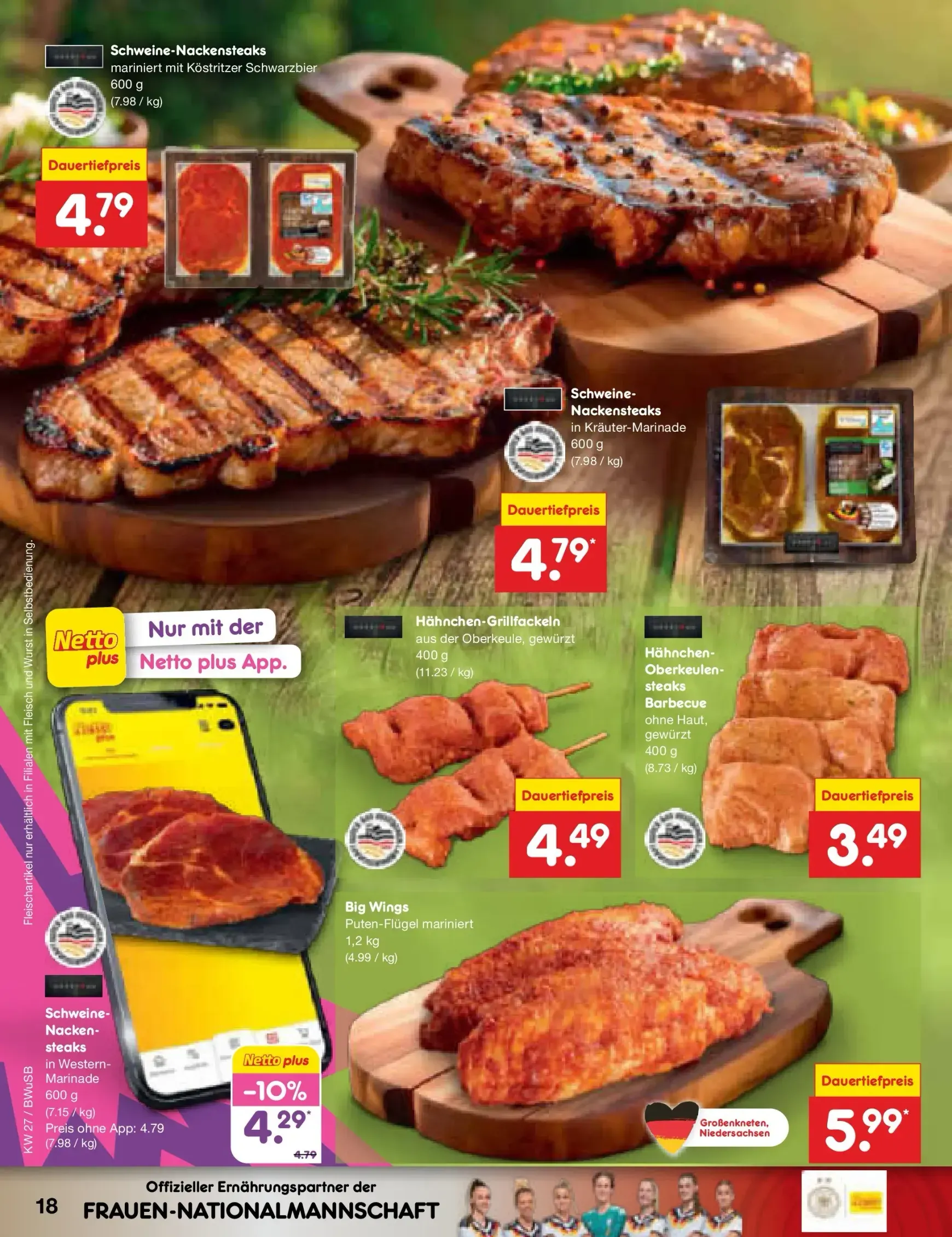 Netto Marken Discount - Sonderangebote Prospekt – von Montag 29.06.2026 bis Samstag 04.07.2026 von 29. Juni bis 4. Juli 2026 - Prospekt seite 27