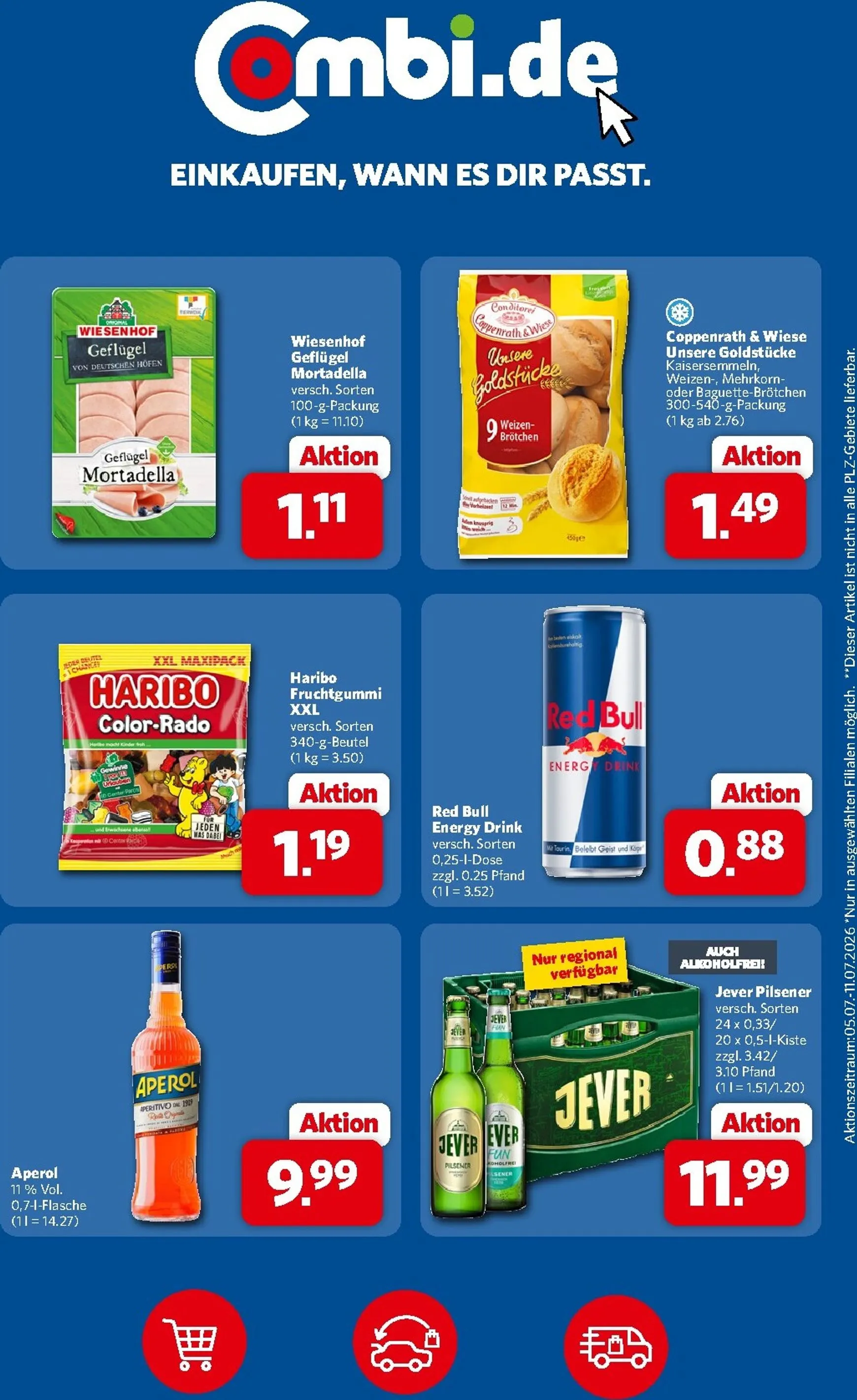 Combi Prospekt – von Montag 06.07.2026 bis Samstag 11.07.2026 von 6. Juli bis 11. Juli 2026 - Prospekt seite 31