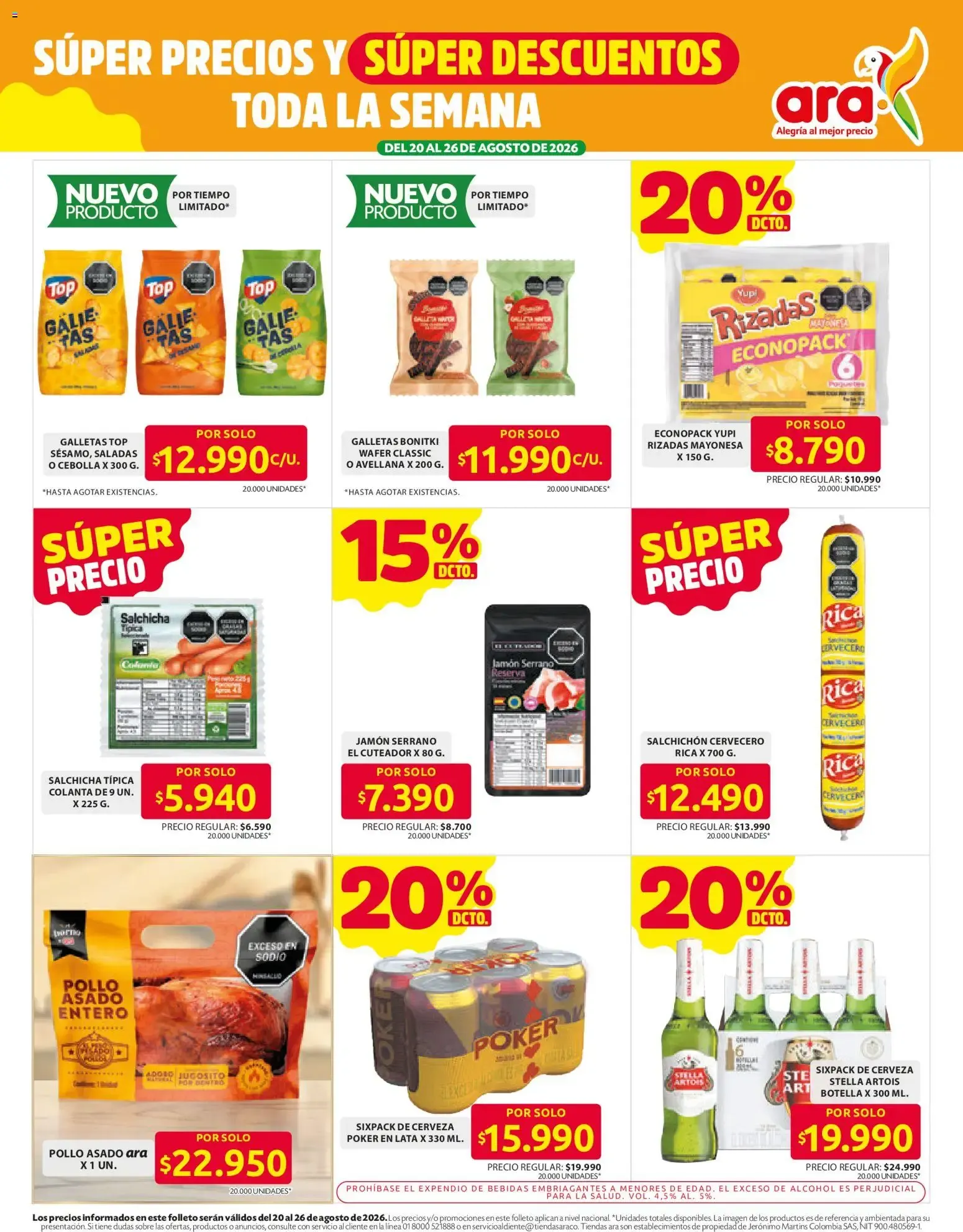 Catalogo de Ara - Ahorra con Alegría al Mejor Precio 20 de agosto al 26 de agosto 2026 - Pag 12
