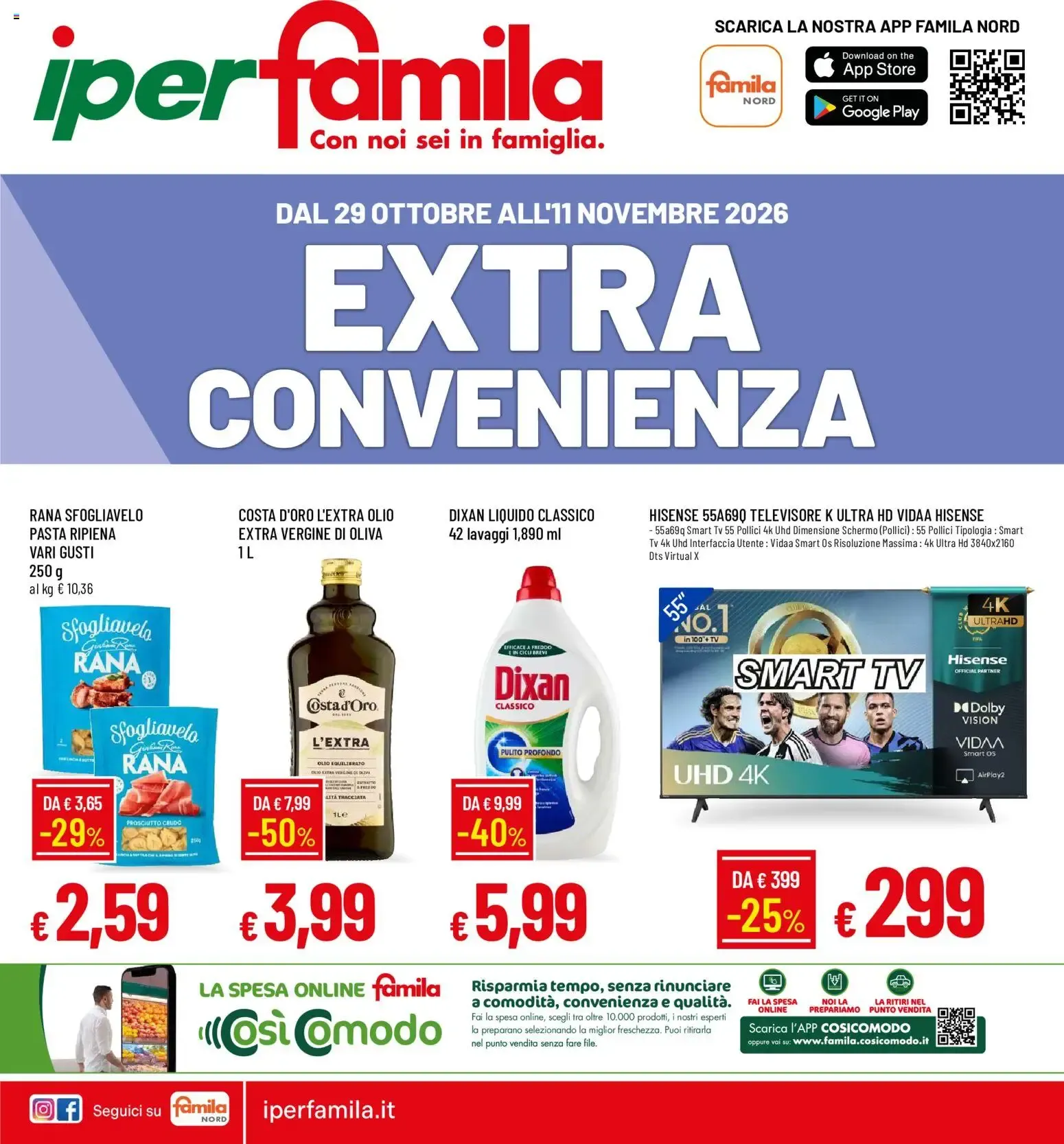 Nuovo Famila volantino Iper dal 29/10/2026 > offerte anteprima 🛍️ da 29 ottobre a 11 novembre di 2026 - Pagina del volantino 1