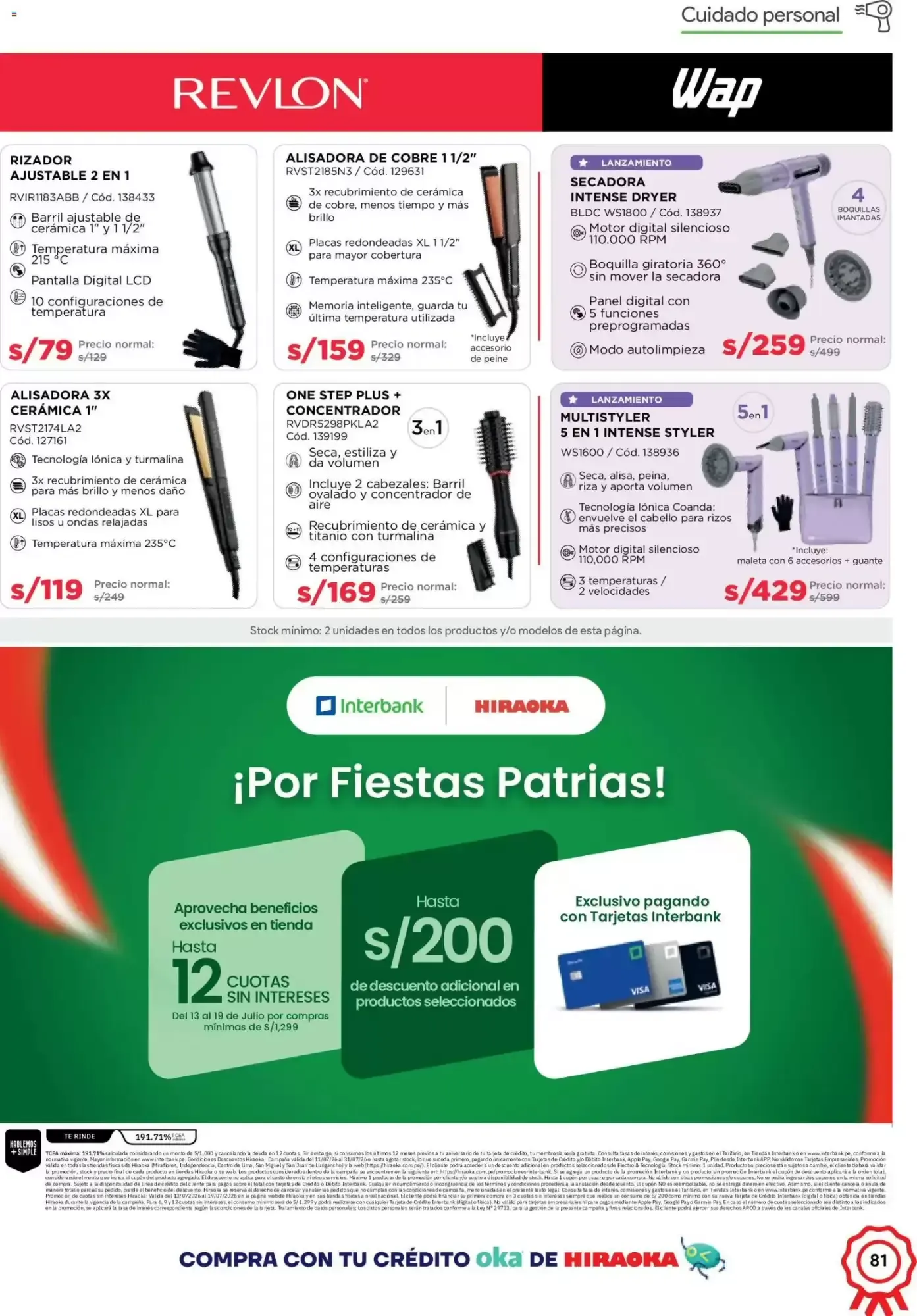Catalogo de Catálogo Hiraoka 11 de julio al 31 de julio 2026 - Pag 81