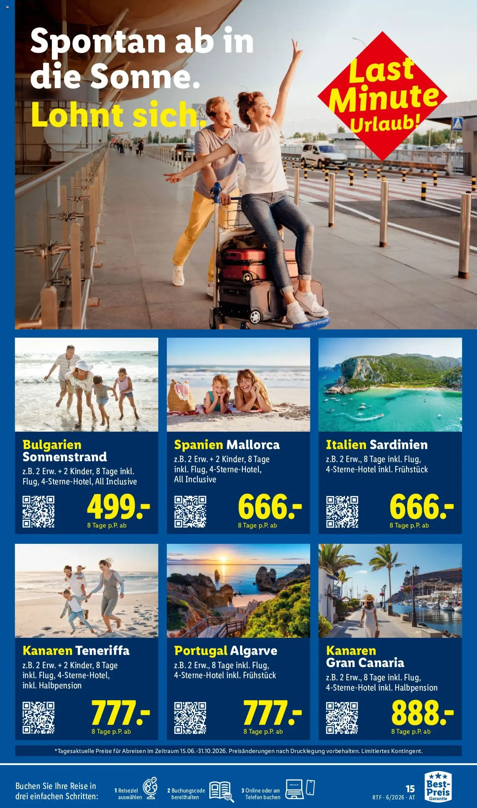 Lidl Reisen - Traumurlaub von 13. Juni bis 15. Juli 2026 - Flugblätt seite  15