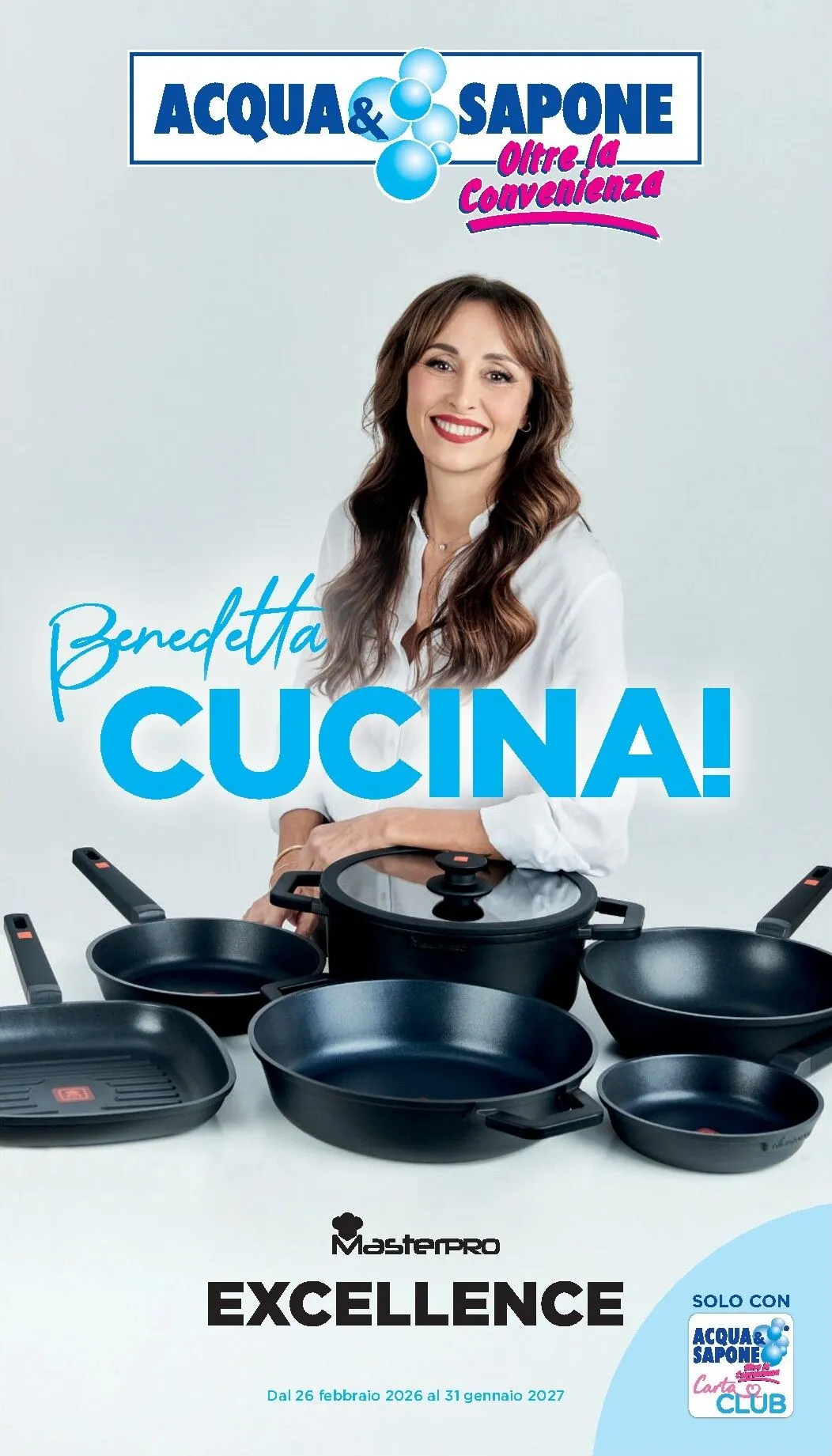 Volantino attuale di Acqua e Sapone - Cucina valido dal giovedì 26/02/2026 al domenica 31/01/2027
