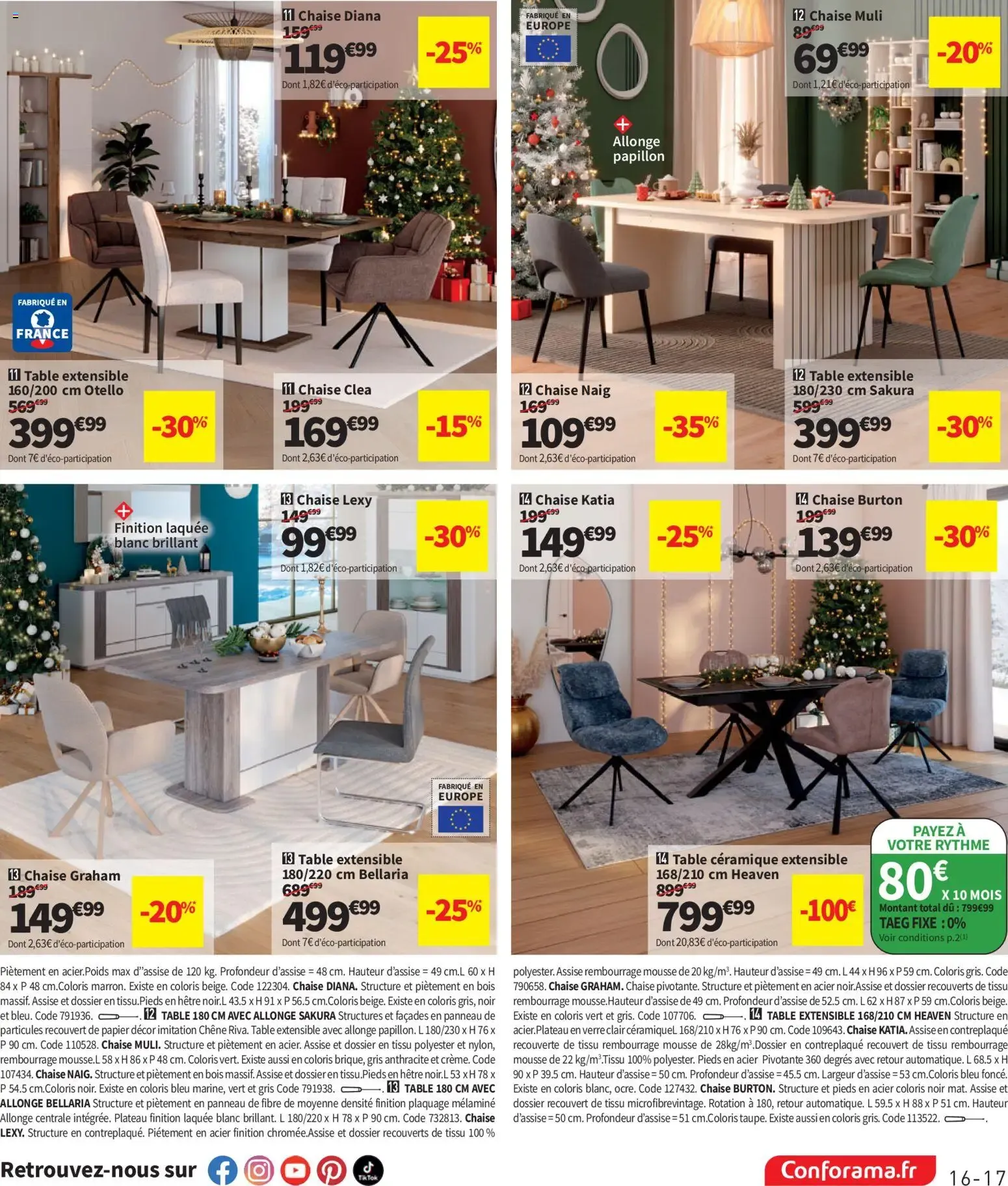 Conforama - Promos de Noël du 27 octobre au 25 décembre 2026 - Catalogue page 17