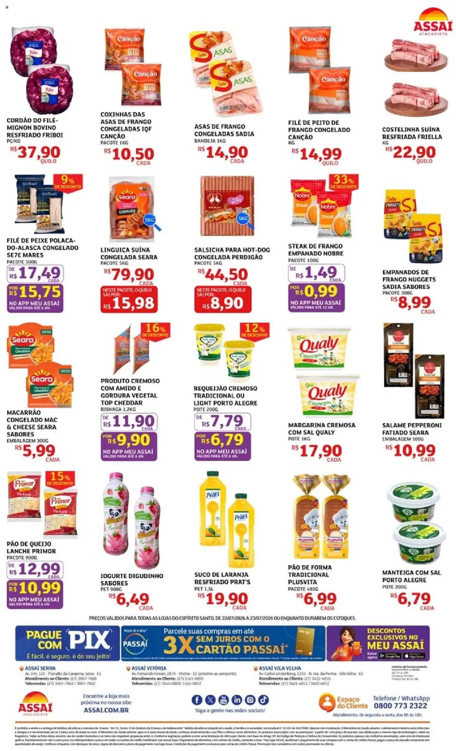 Encarte de Assaí Atacadista ofertas - ES de 22/07/2026 | Promoções Online 22 de julho até 23 de julho 2026 - Pagina 2