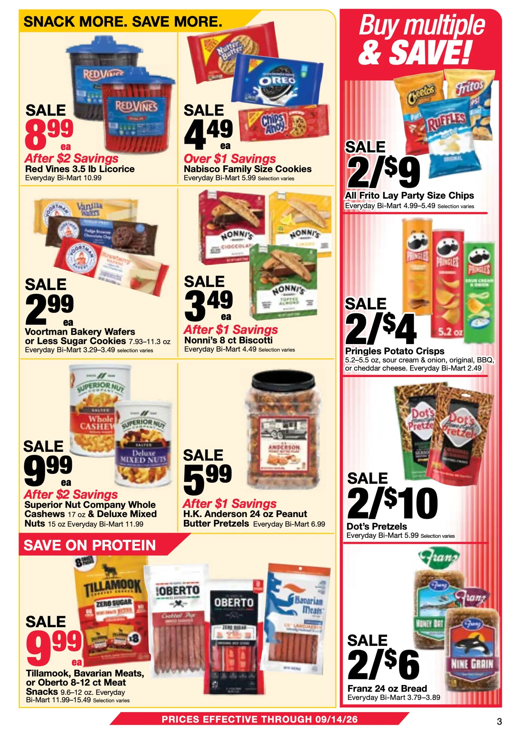 Weekly ad Bi-Mart Membership Savings Book - Back to School Savings from August 25 to September 14 2026 - Page 3