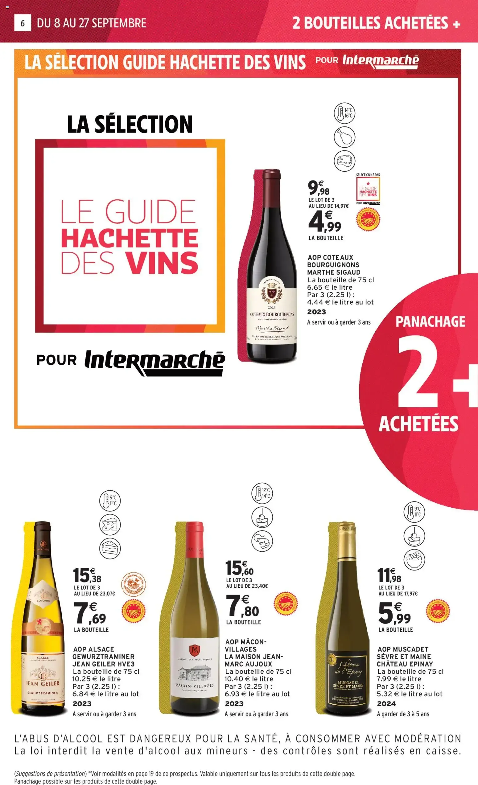 Intermarché - Foire aux vins à partir du 08/09/2026 - promo en ligne du 8 septembre au 27 septembre 2026 - Catalogue page 6