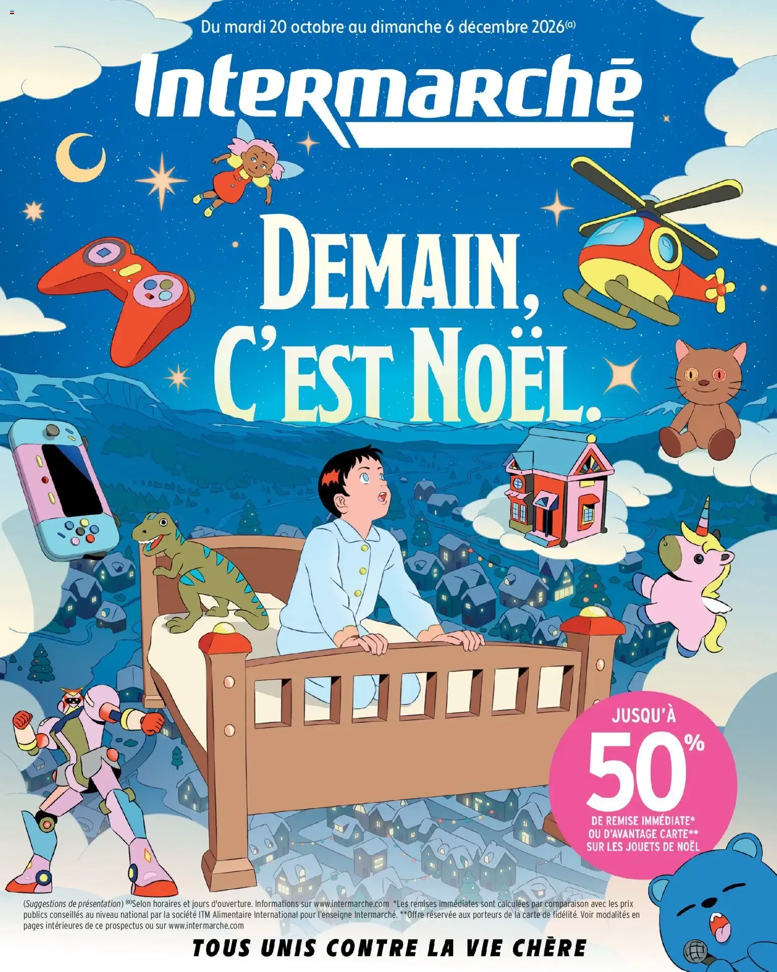 Intermarché - Découvrez les jouets de Noël à partir du 20/10/2026 - promo en ligne du 20 octobre au 6 décembre 2026 - Catalogue page 1