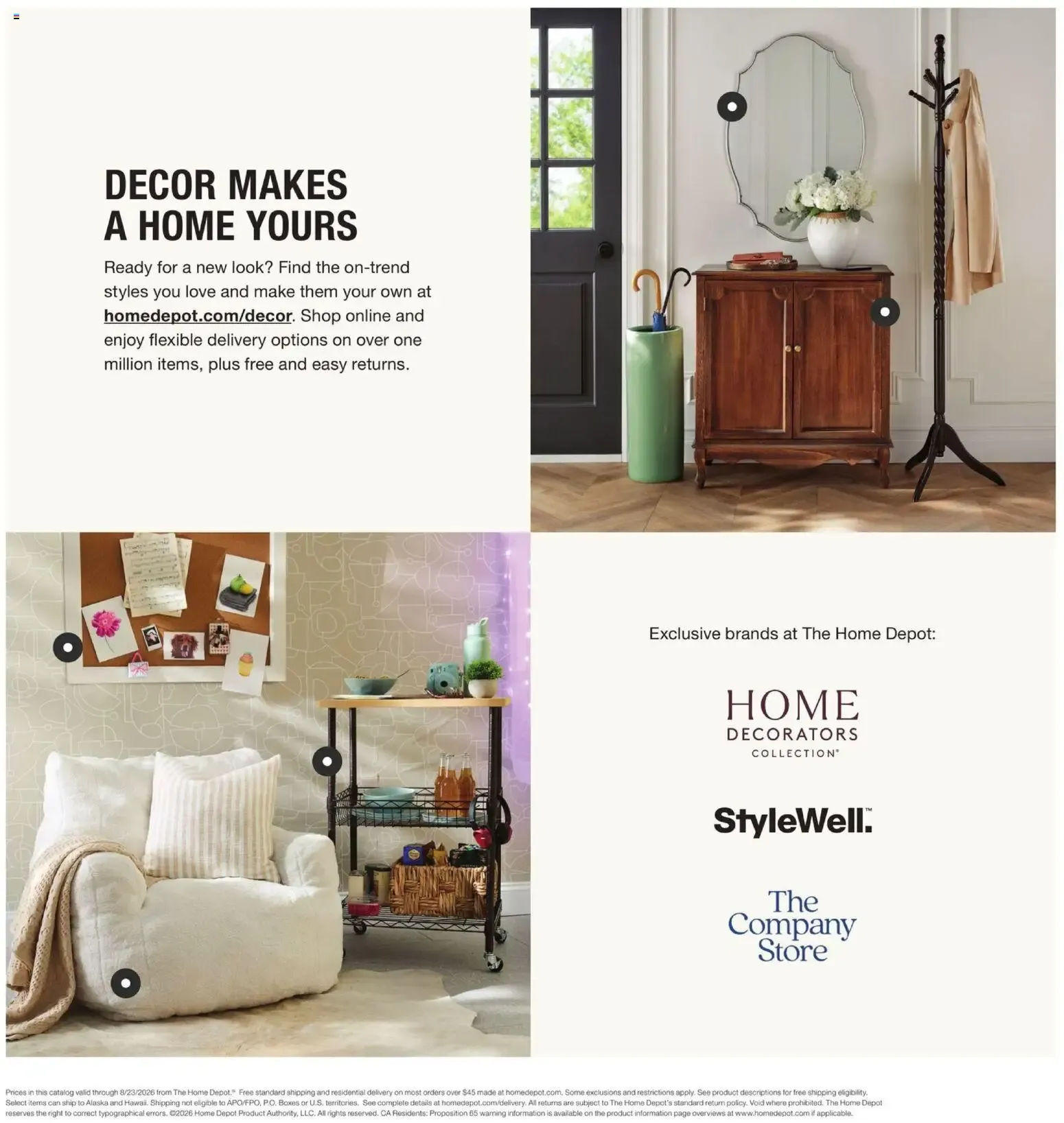 Weekly ad Home Depot: Diseñado para Inspirar | Acentos y Ideas para tu Hogar from July 27 to August 9 2026 - Page 30