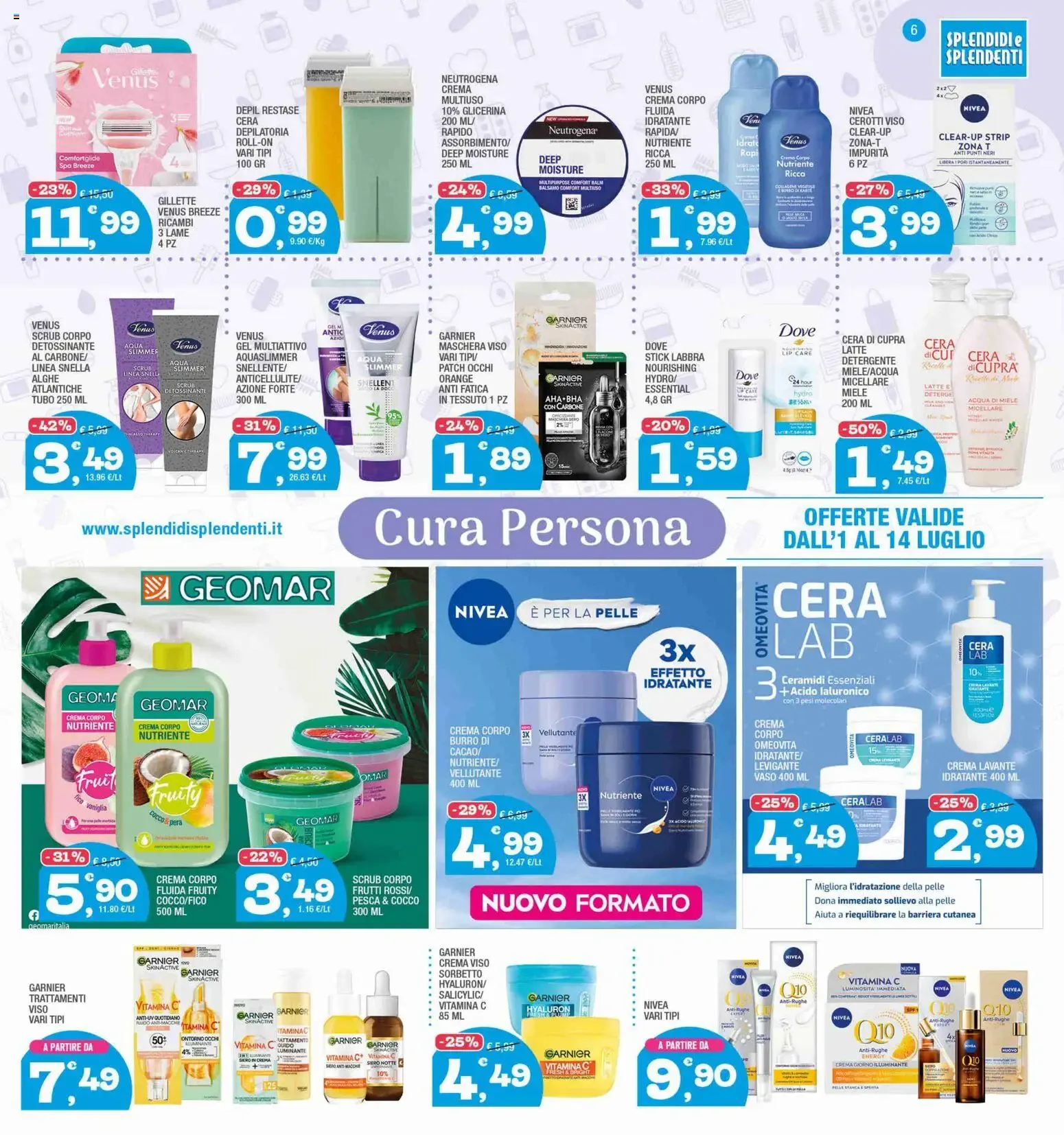 Splendidi e Splendenti da 1 luglio a 14 luglio di 2026 - Pagina del volantino 6