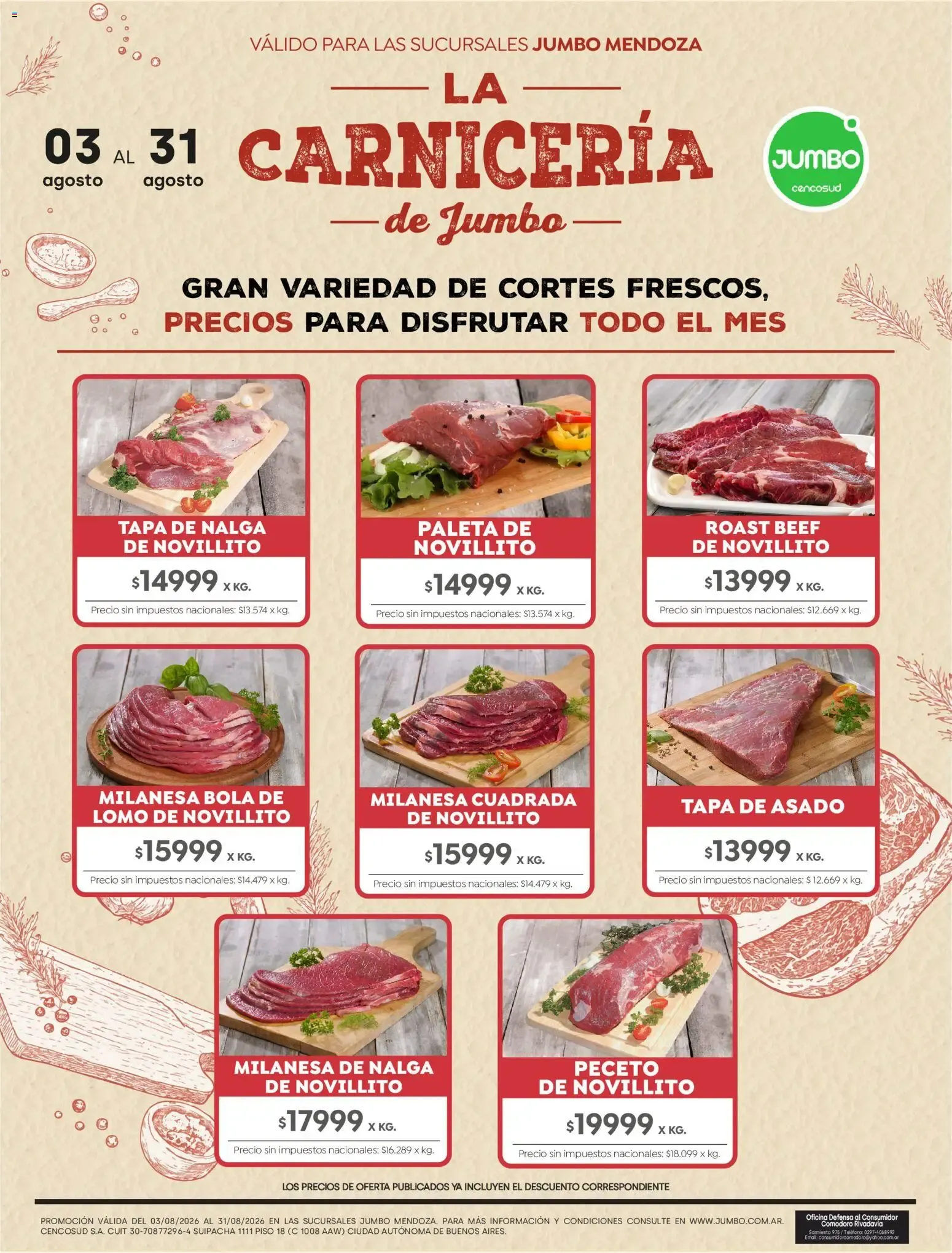 Ofertas de Jumbo - La Carnicería de Jumbo del 03/08/2026 - 31/08/2026 3 de agosto al 31 de agosto 2026 - Página 2 del catálogo