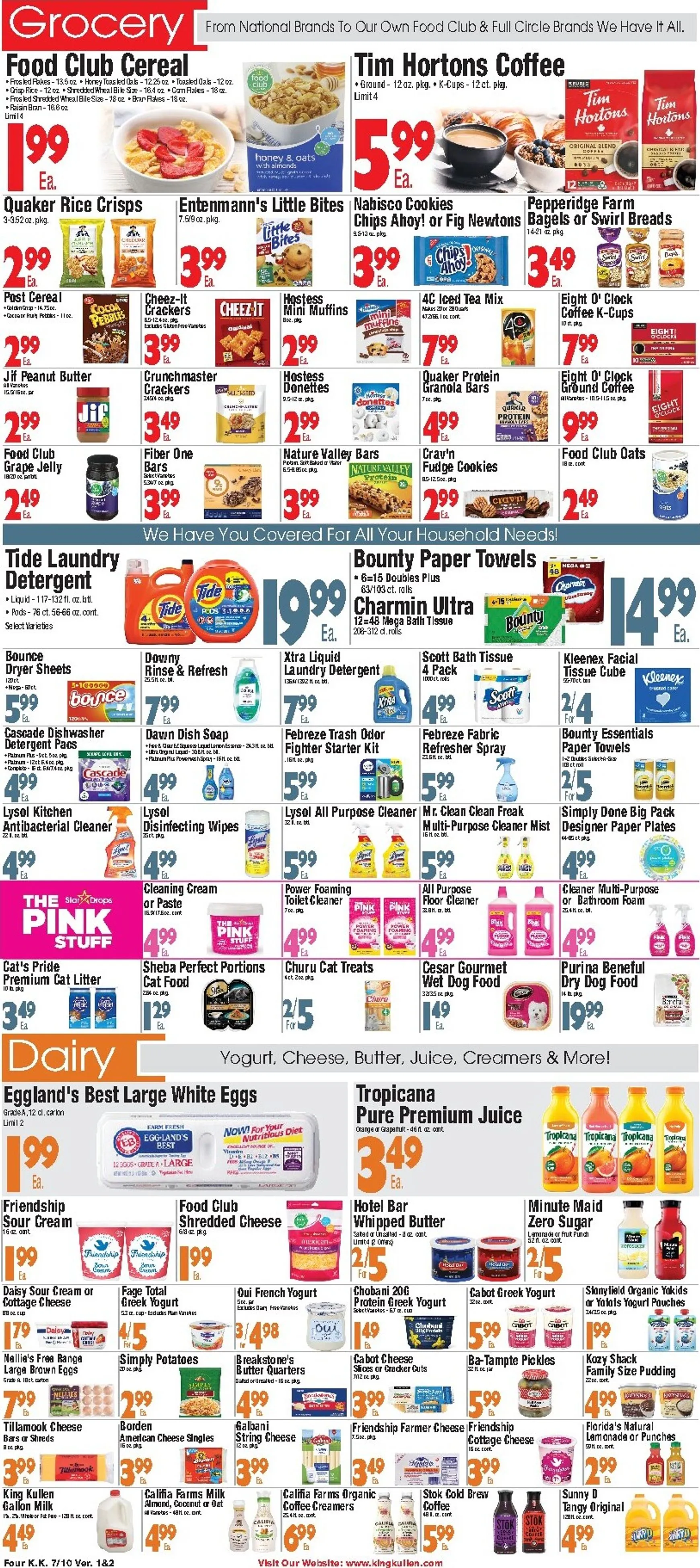 Weekly ad Current King Kullen leaflet valid from Friday 07/10/2026 to Thursday 07/16/2026 from July 10 to July 16 2026 - Page 4
