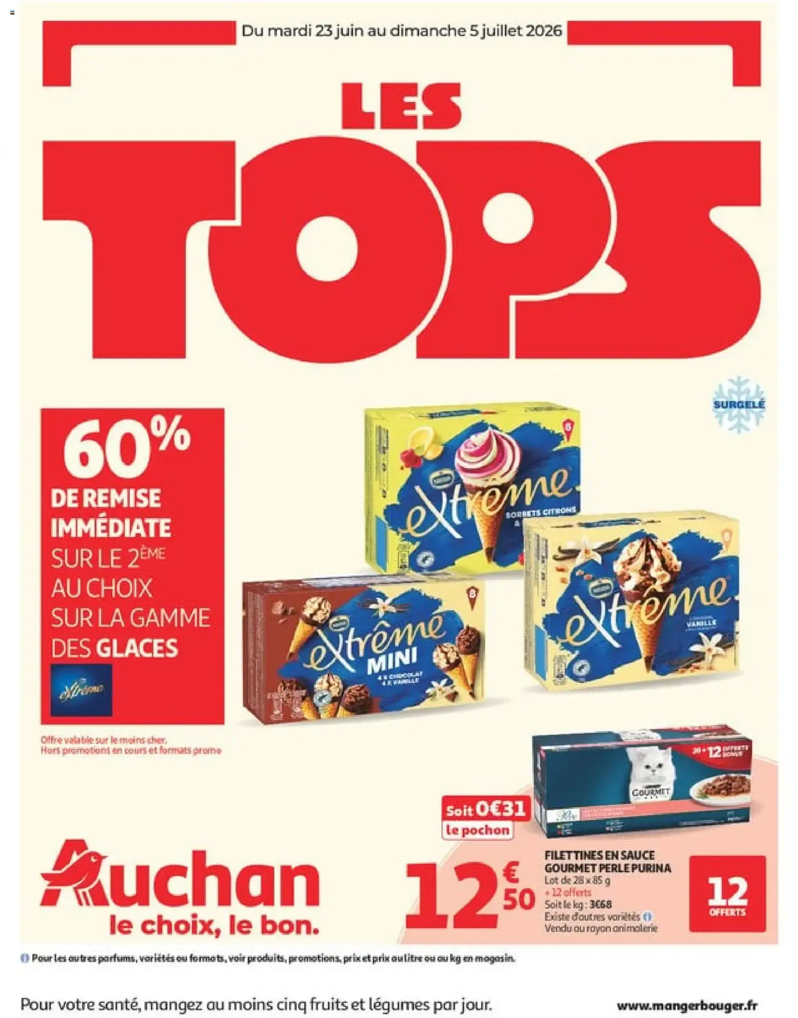LES TOPS du 23 juin au 5 juillet 2026 - Catalogue page 1
