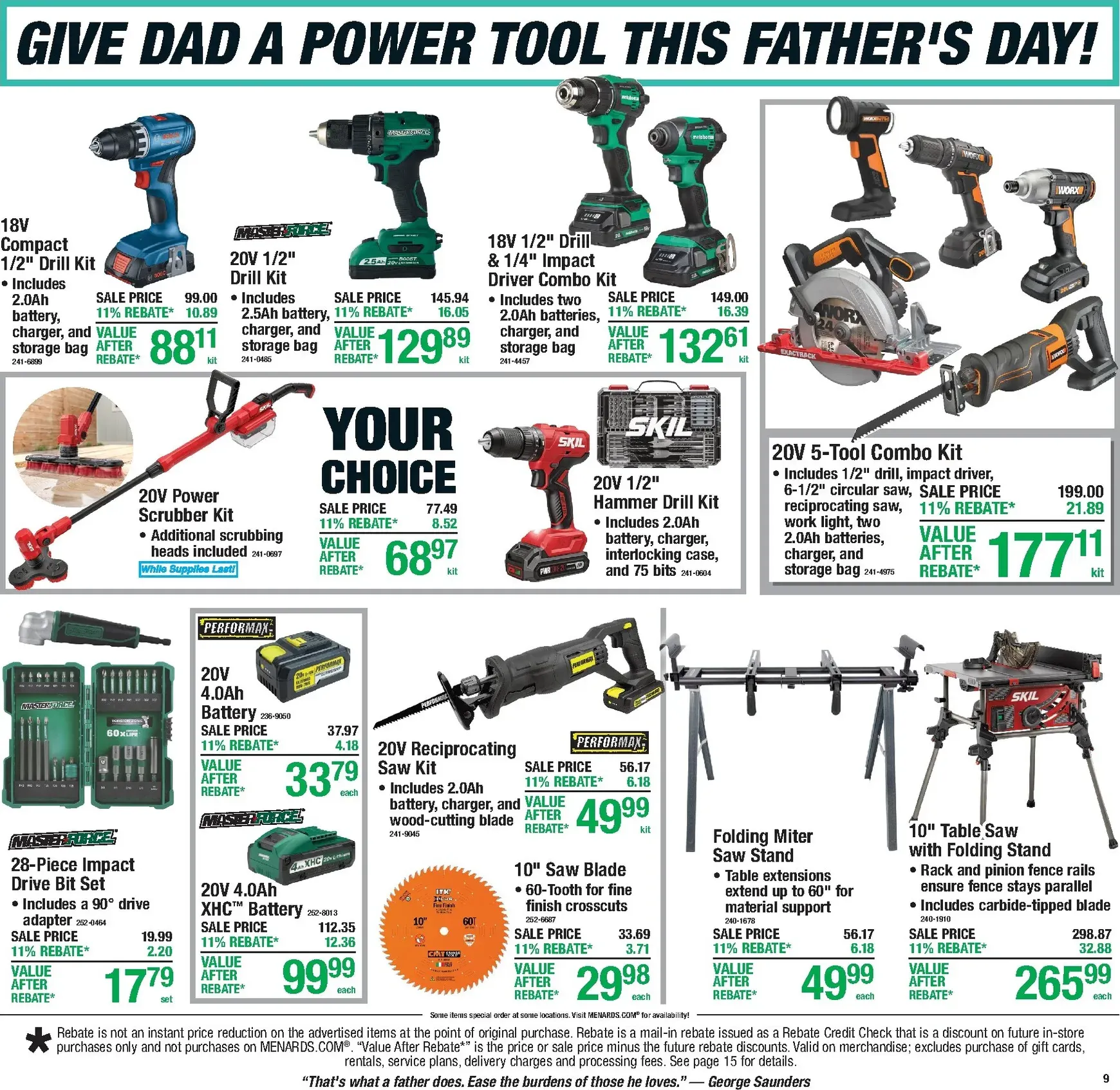 Weekly ad Current Menards - 11% Rebate Sale leaflet valid from Thursday 06/11/2026 to Sunday 06/21/2026 from June 11 to June 21 2026 - Page 11