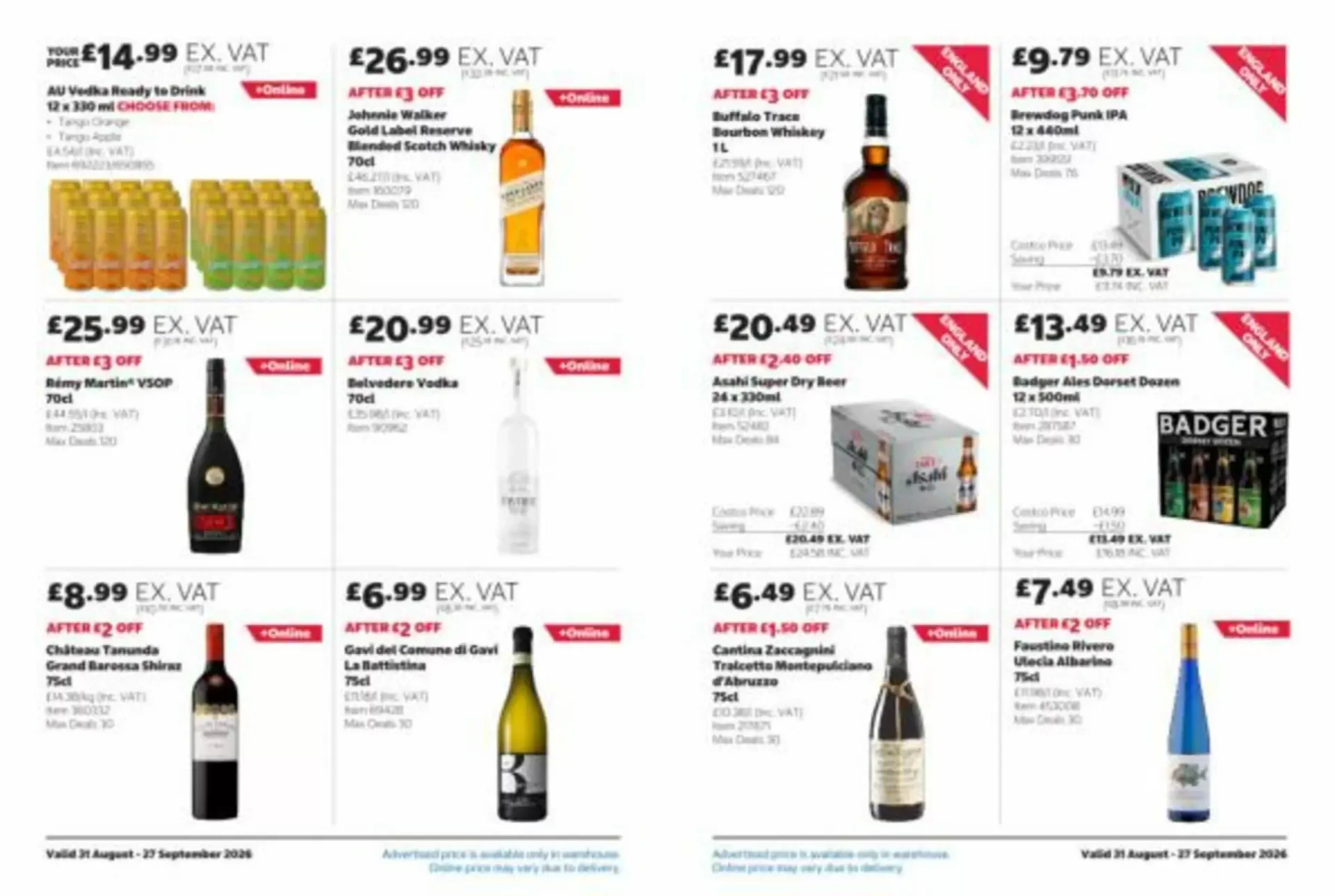 Costco leaflet from 31 August to 27 September 2026 - Catalogue Page 10