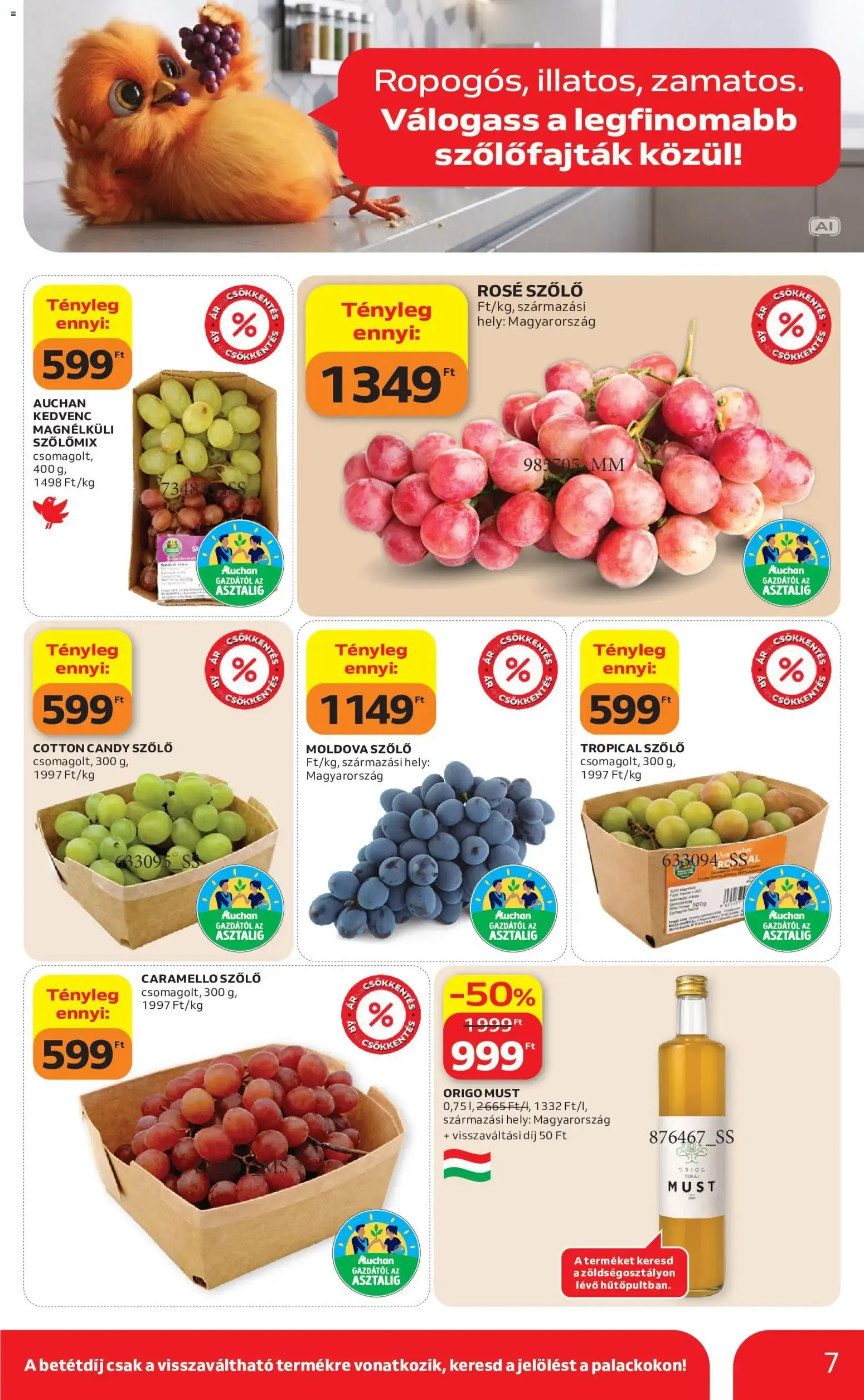 Katalógus Auchan hipermarket szeptember 17.-tól szeptember 23.-ig 2026. - Oldal 7