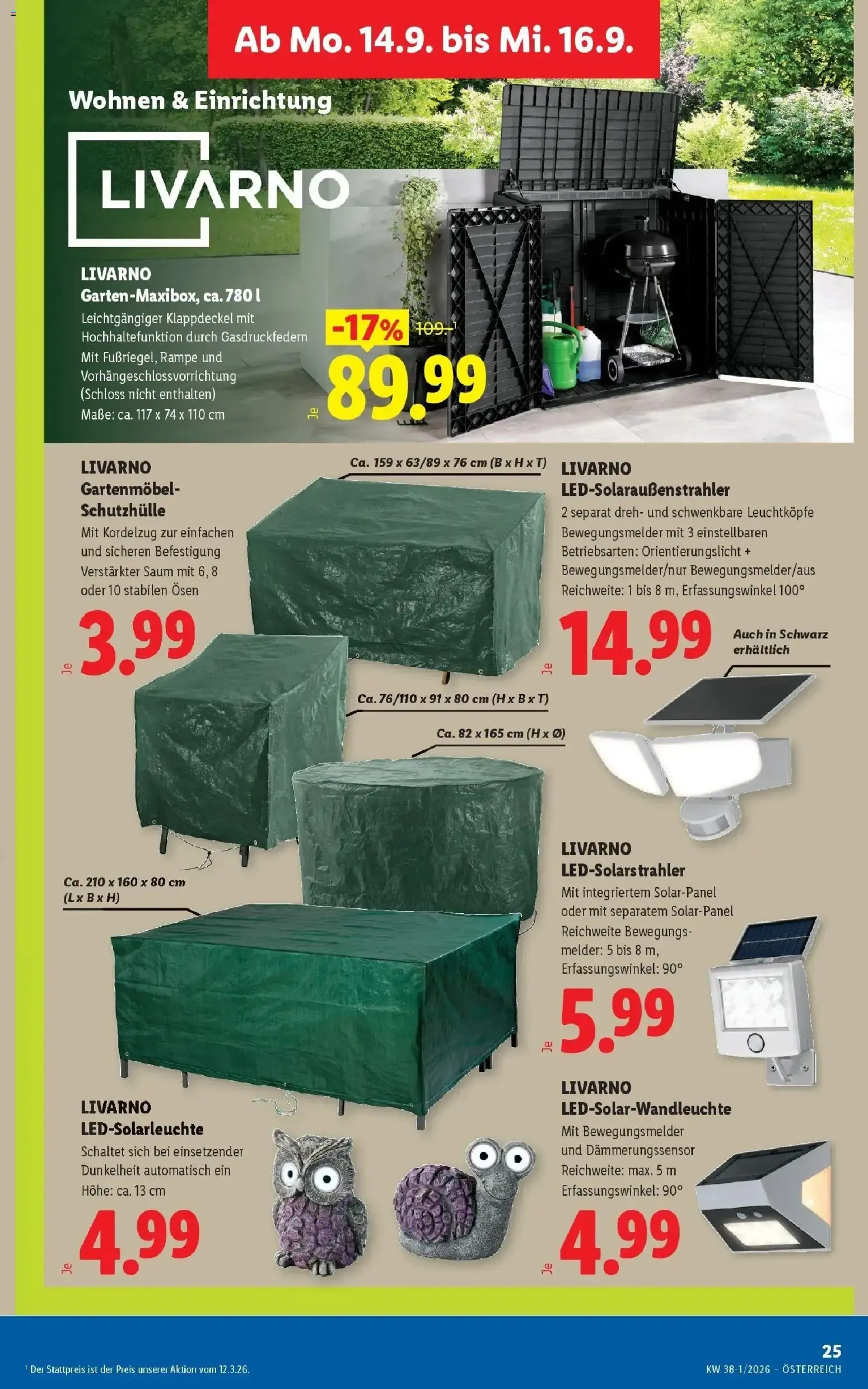 Lidl Aktion von 10. September bis 12. September 2026 - Flugblätt seite 32
