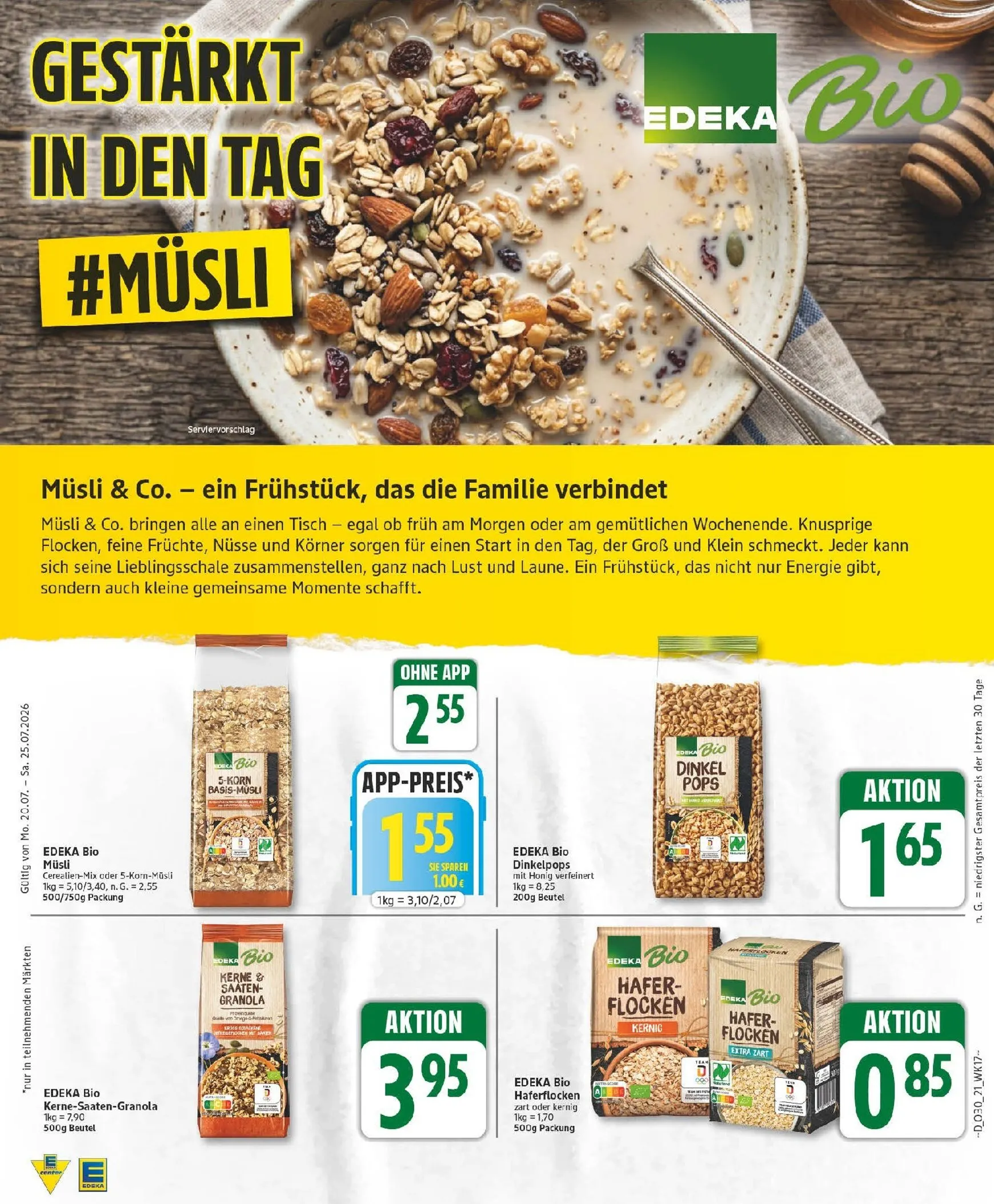 Edeka Prospekt nächste Woche – von Montag 20.07.2026 bis Samstag 25.07.2026 von 20. Juli bis 25. Juli 2026 - Prospekt seite 21