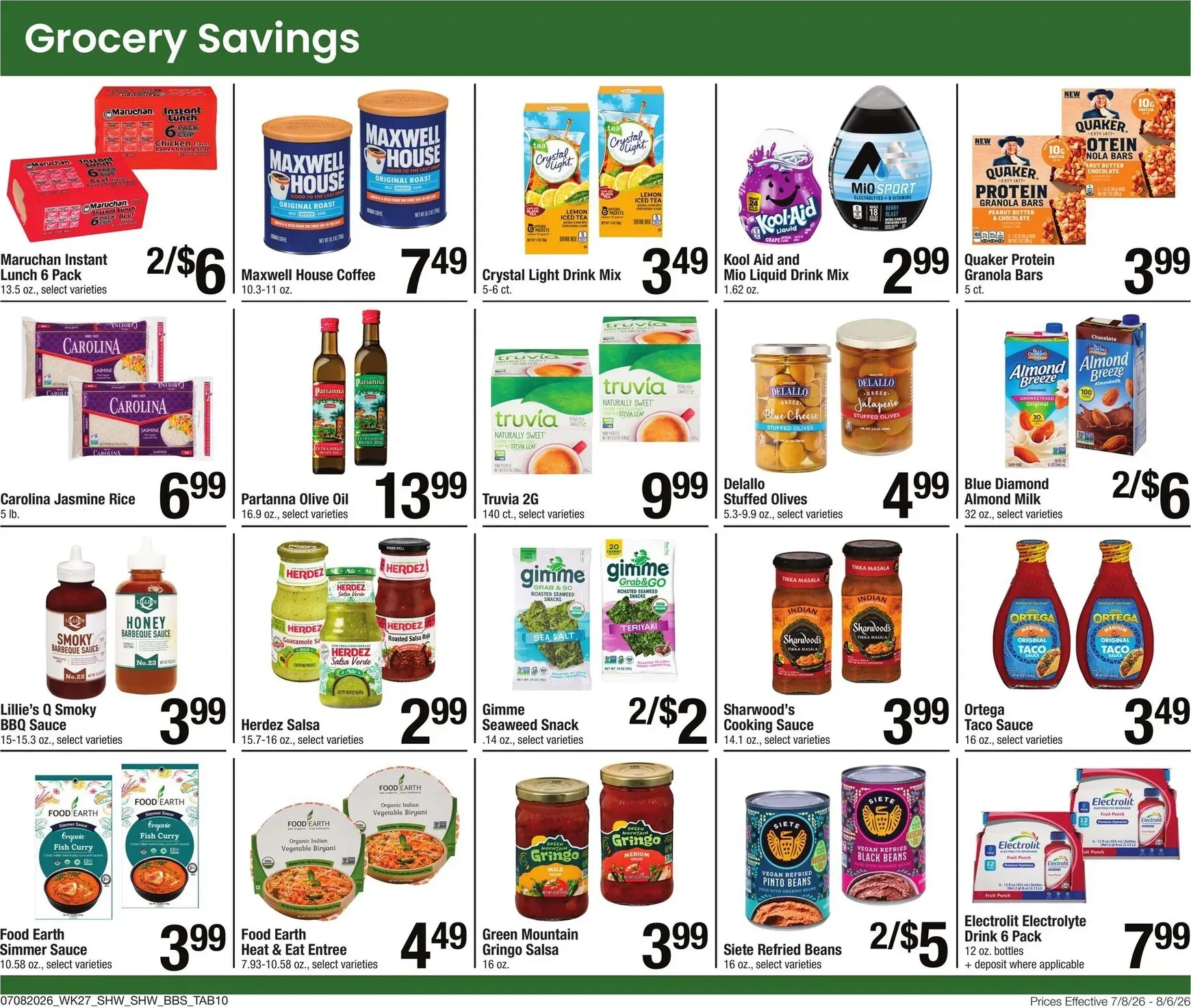 Weekly ad Current Shaw's - Big Book of Savings leaflet valid from Wednesday 07/08/2026 to Thursday 08/06/2026 from July 8 to August 6 2026 - Page 8