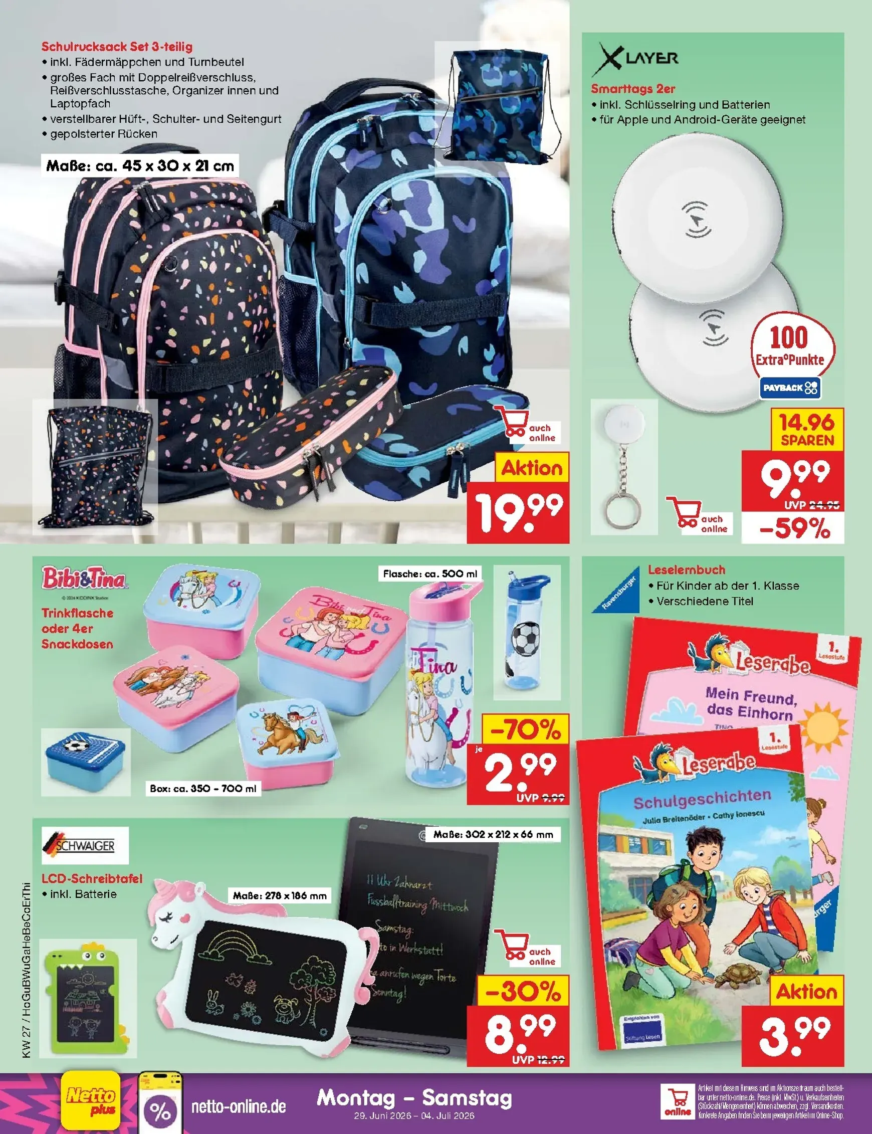 Netto Marken Discount - Wochenangebote Prospekt – von Montag 29.06.2026 bis Samstag 04.07.2026 von 29. Juni bis 4. Juli 2026 - Prospekt seite 51
