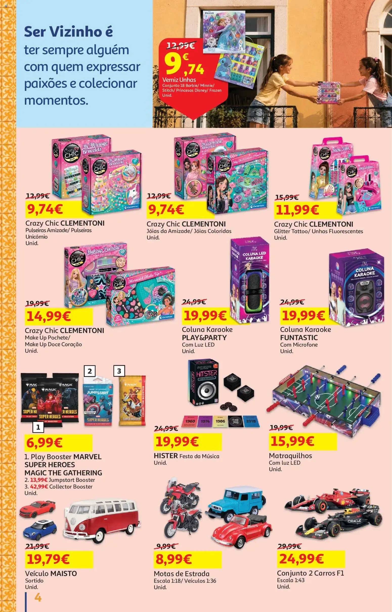 Folheto Auchan: Ser vizinho é ter sempre uma história para partilhar. LEGO y Geleira CAMPOS. de 7 de julho até 21 de julho 2026 - Pagina 4