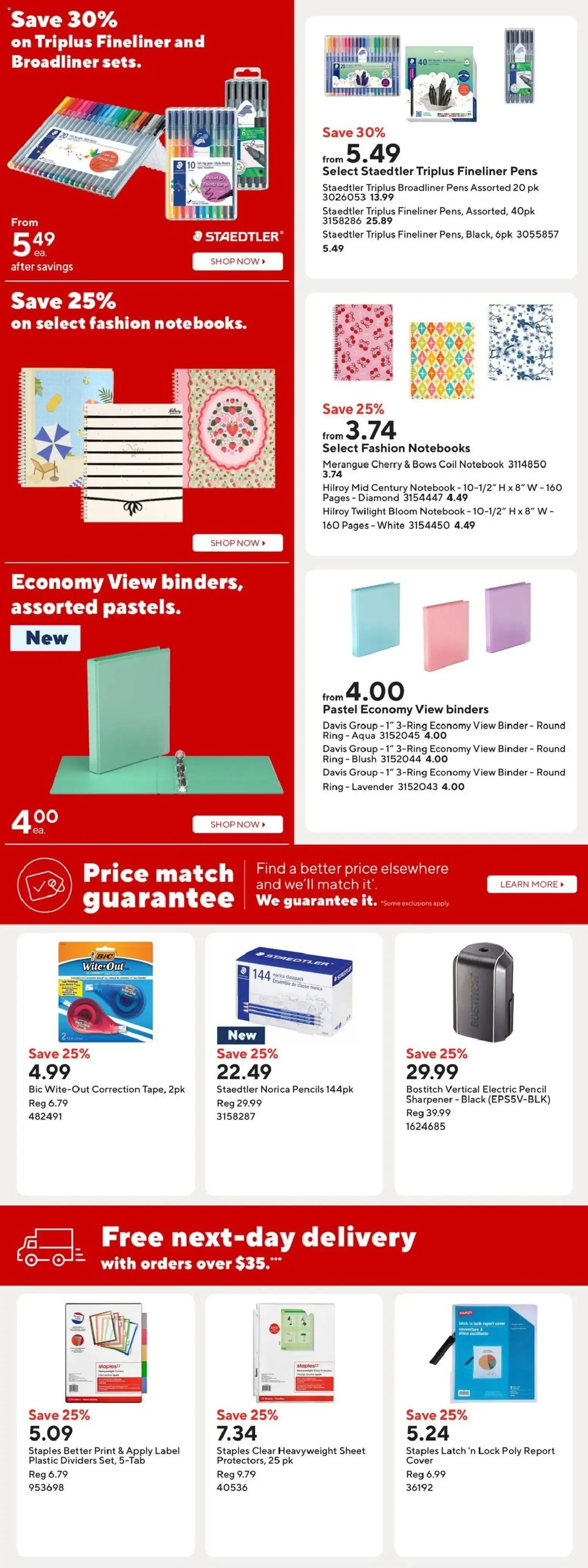 Staples Deals & Savings from July 10 to July 13 2026 - flyer page 11