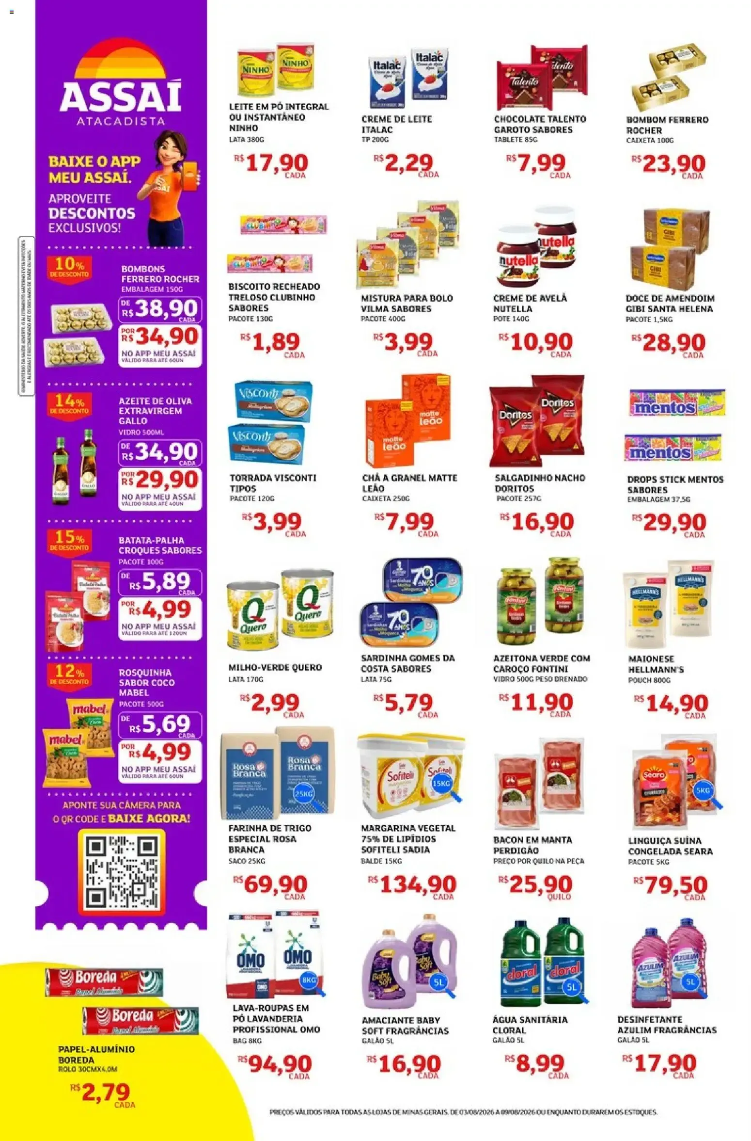 Encarte de Assaí Atacado e Varejo 3 de agosto até 9 de agosto 2026 - Pagina 2