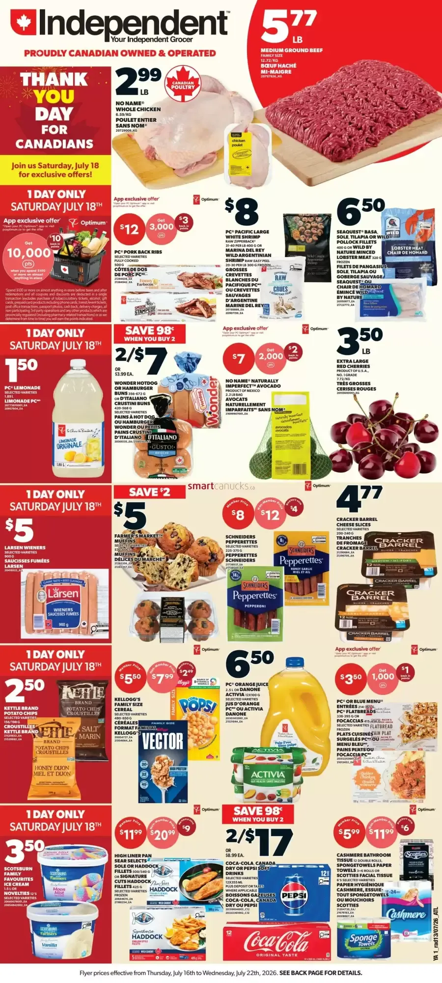 Independent Grocer flyer week 29