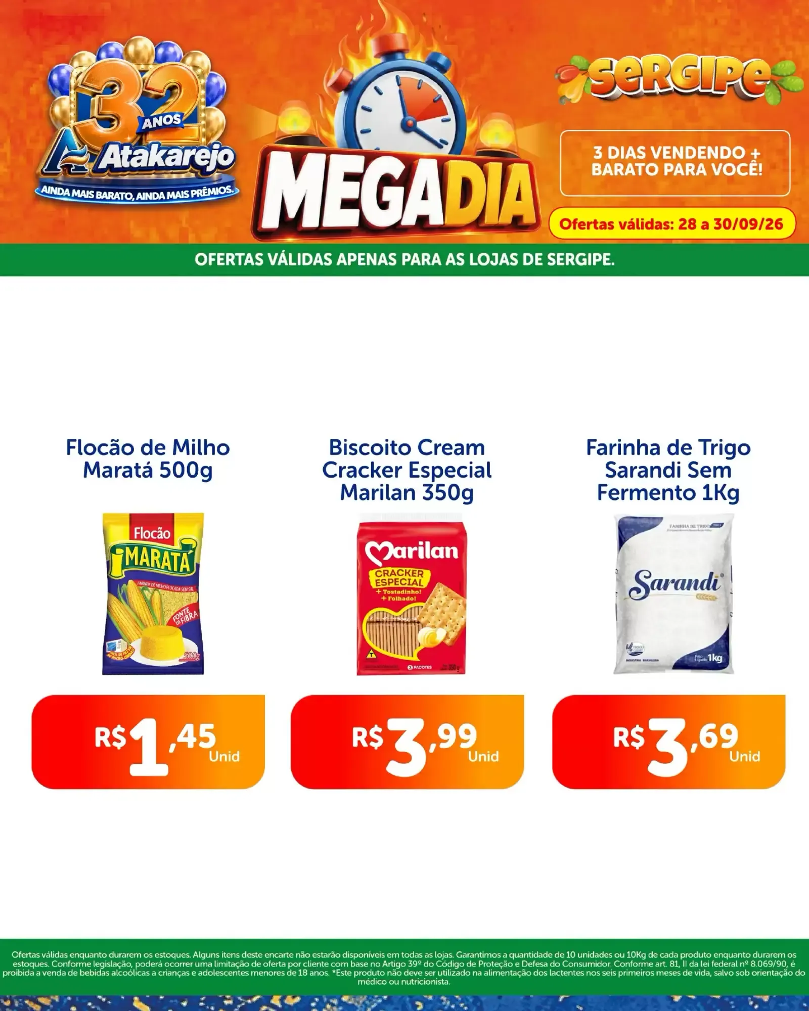 Encarte de Megadia Atakarejo Sergipe 28 de setembro até 30 de setembro 2026 - Pagina 3