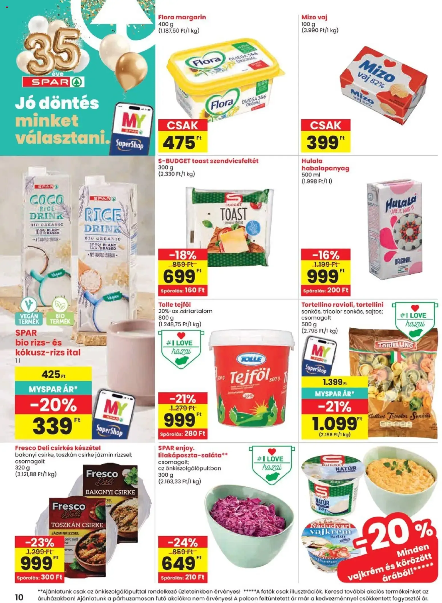 Katalógus Spar Szülinapi akciók és szuper árak! június 25.-tól július 1.-ig 2026. - Oldal 10